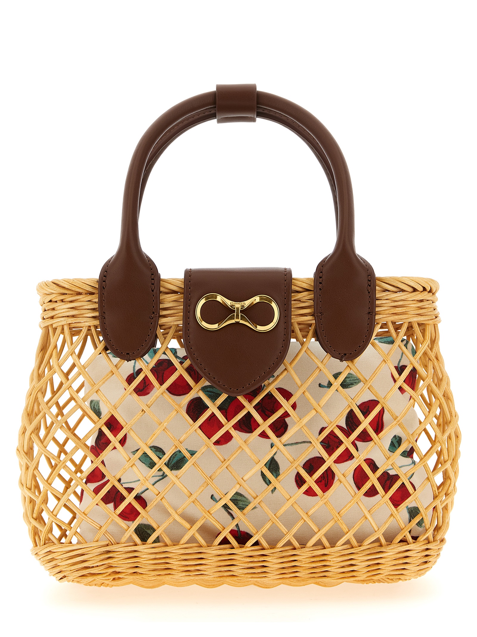 Wicker basket shoulder strap 261TD825211617 (TWINSET / ハンドバッグ・ショルダーバッグ ) | TWINSET (ツインセット)