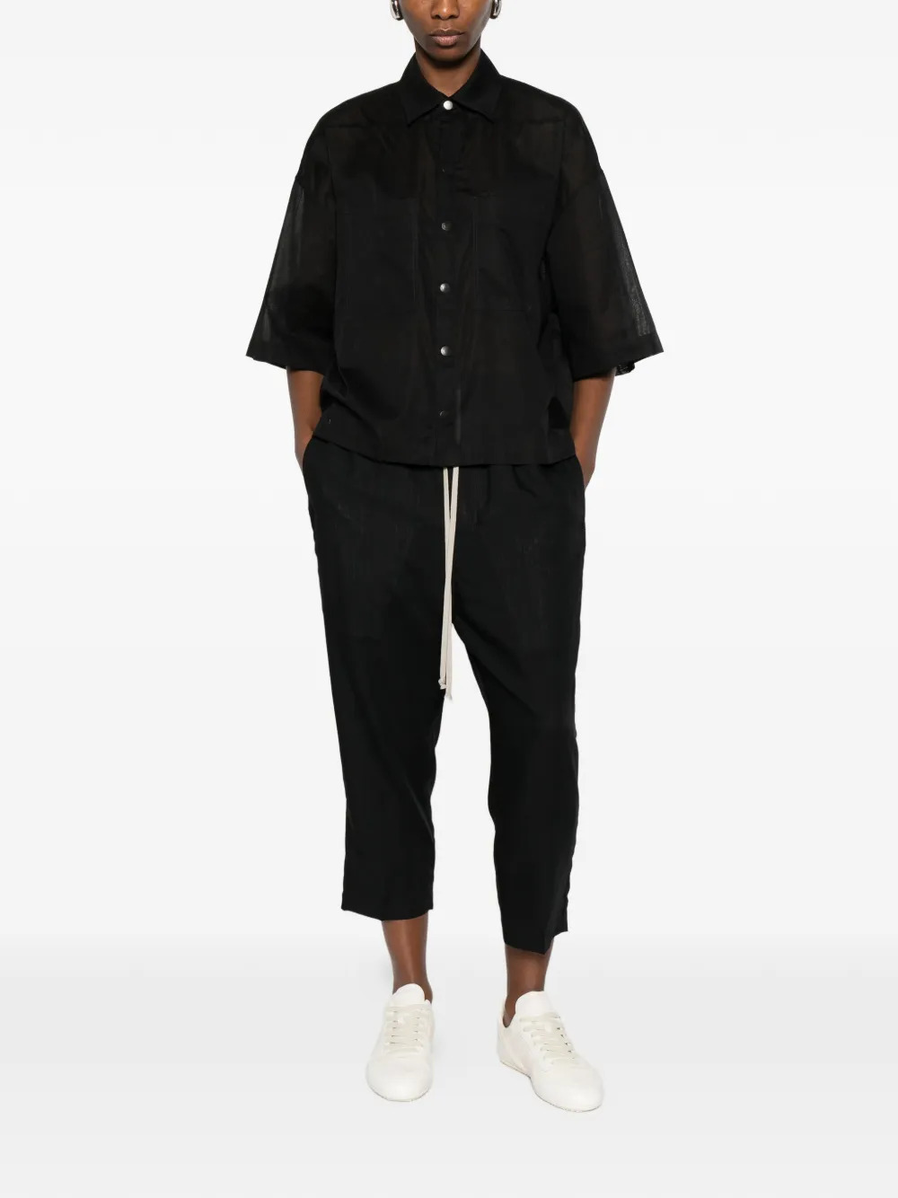 Rick Owens Shirts Black RP01F6246CV09 (Rick Owens / シャツ・ブラウス ) | Rick Owens (リック オウエンス)(1)