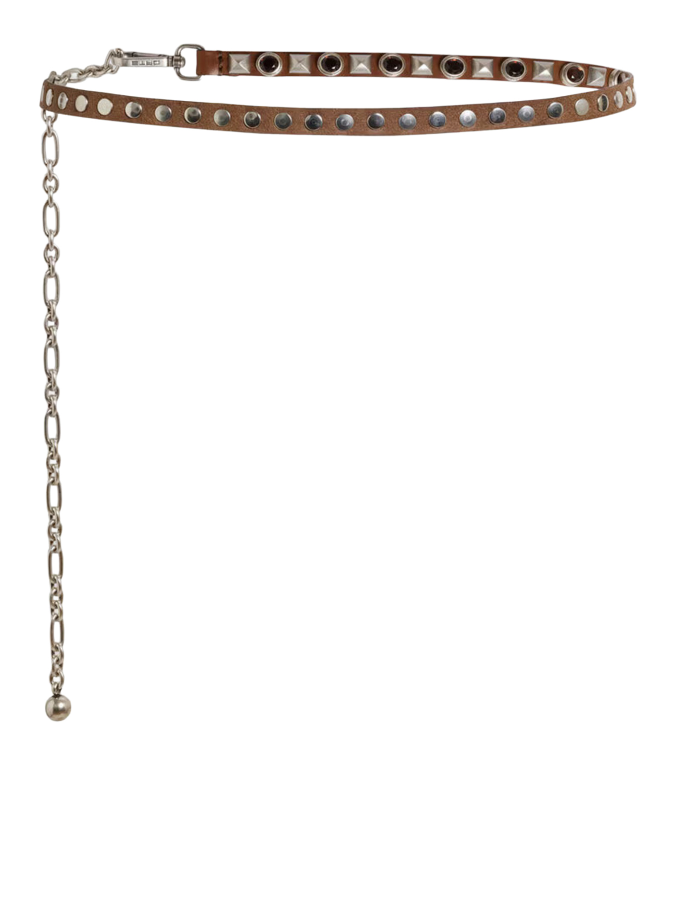 LEATHER BELT WITH JEWEL STUDS WP3B0087AB022M0448 (ETRO / ベルト・サスペンダー ) | ETRO (エトロ)(1)