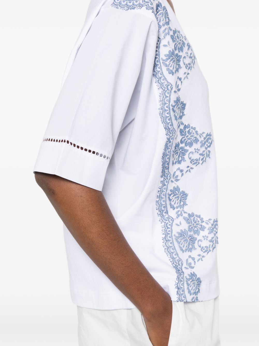 ERMANNO FIRENZE T-shirts and Polos White D48EL032EE4MFA39 (ERMANNO SCERVINO / Tシャツ・カットソー ) | ERMANNO SCERVINO (エルマンノ シェルヴィーノ)(1)