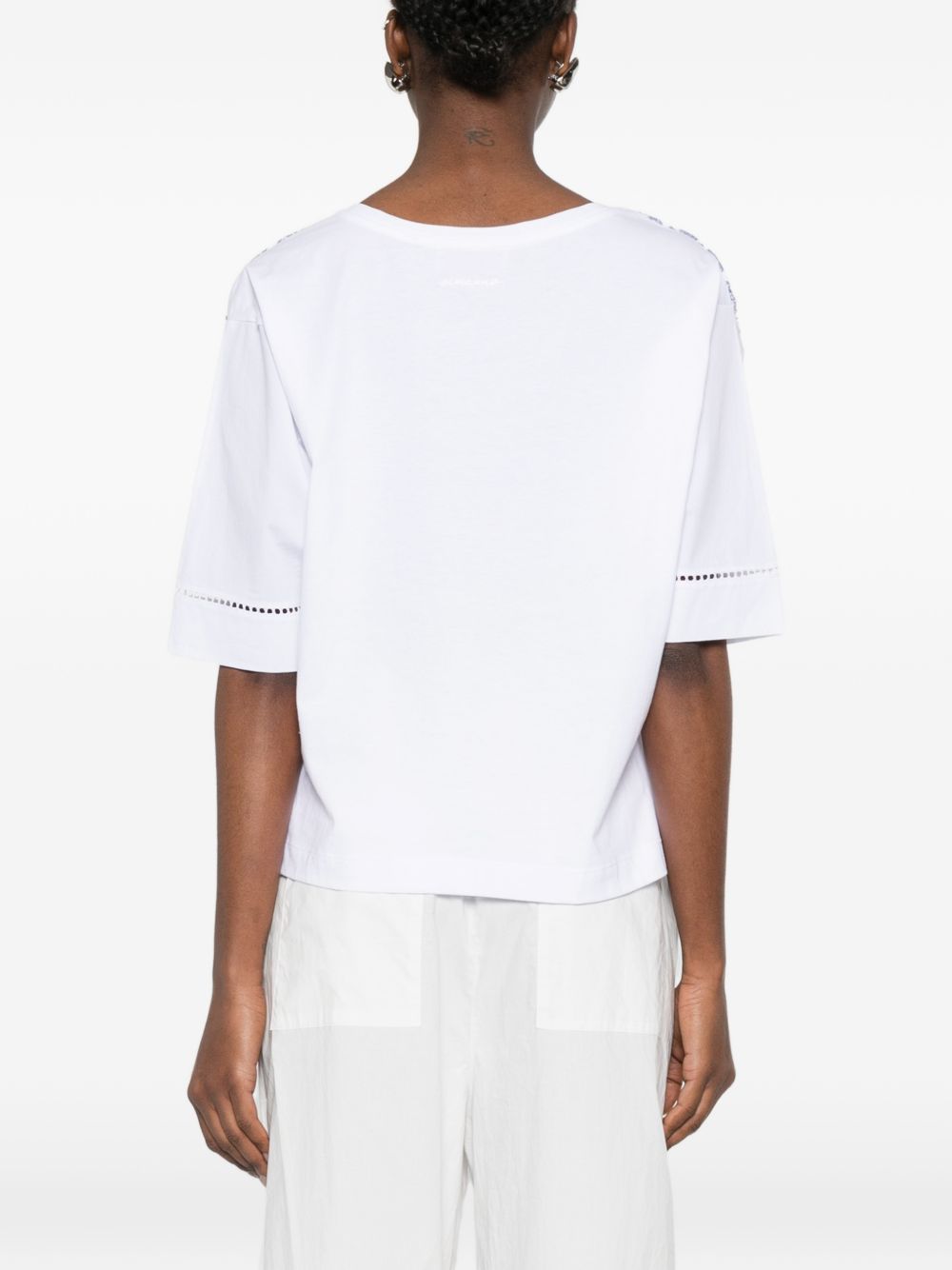 ERMANNO FIRENZE T-shirts and Polos White D48EL032EE4MFA39 (ERMANNO SCERVINO / Tシャツ・カットソー ) | ERMANNO SCERVINO (エルマンノ シェルヴィーノ)(3)