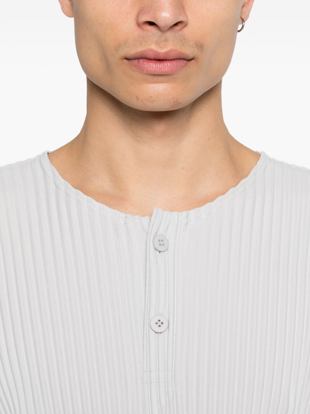HOMME PLISSE' ISSEY MIYAKE Top Grey HP66JK02371 (HOMME PLISSÉ ISSEY MIYAKE / シャツ・ブラウス ) | HOMME PLISSÉ ISSEY MIYAKE (オムプリッセ イッセイ ミヤケ)(2)