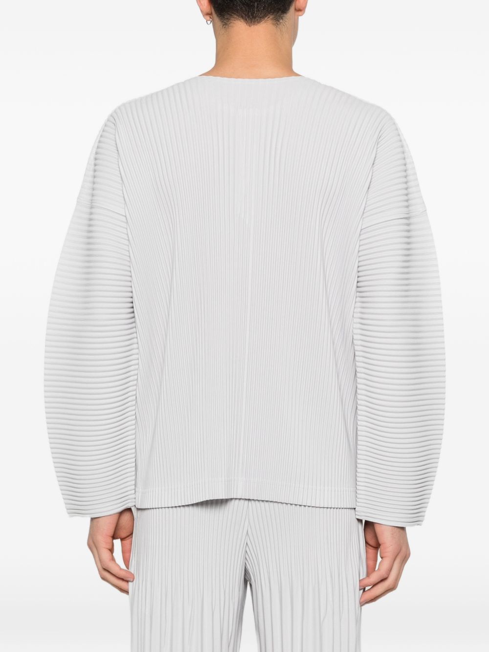 HOMME PLISSE' ISSEY MIYAKE Top Grey HP66JK02371 (HOMME PLISSÉ ISSEY MIYAKE / シャツ・ブラウス ) | HOMME PLISSÉ ISSEY MIYAKE (オムプリッセ イッセイ ミヤケ)(3)