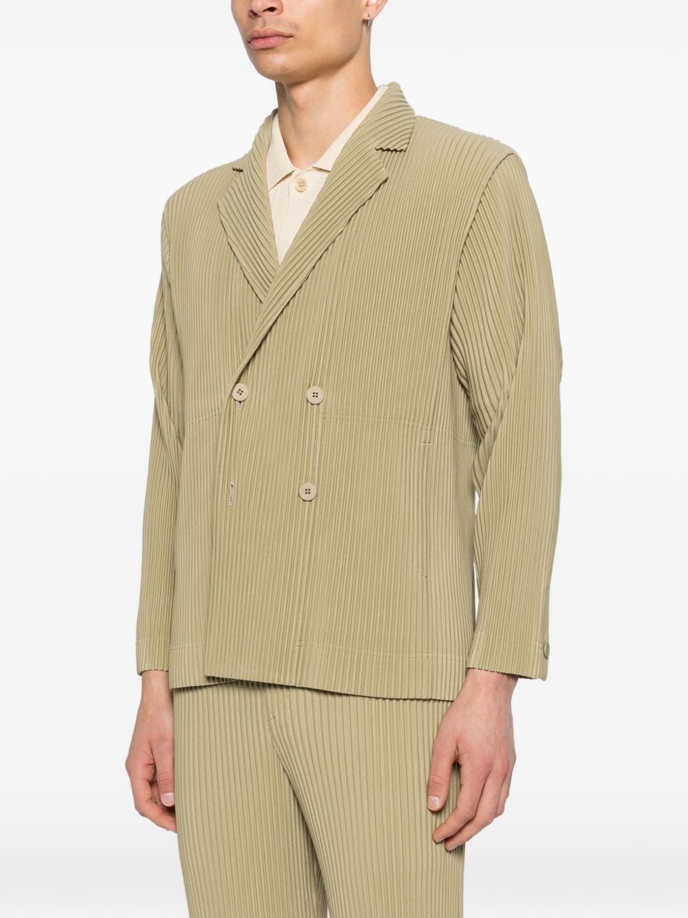 HOMME PLISSE' ISSEY MIYAKE Jackets Green HP66JD15068 (HOMME PLISSÉ ISSEY MIYAKE / ブレザー・ジャケット ) | HOMME PLISSÉ ISSEY MIYAKE (オムプリッセ イッセイ ミヤケ)(1)