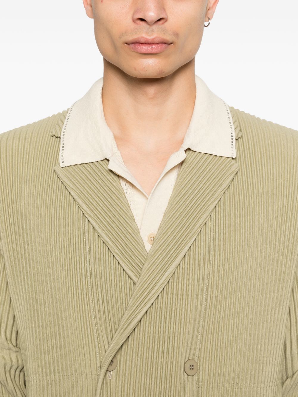 HOMME PLISSE' ISSEY MIYAKE Jackets Green HP66JD15068 (HOMME PLISSÉ ISSEY MIYAKE / ブレザー・ジャケット ) | HOMME PLISSÉ ISSEY MIYAKE (オムプリッセ イッセイ ミヤケ)(4)