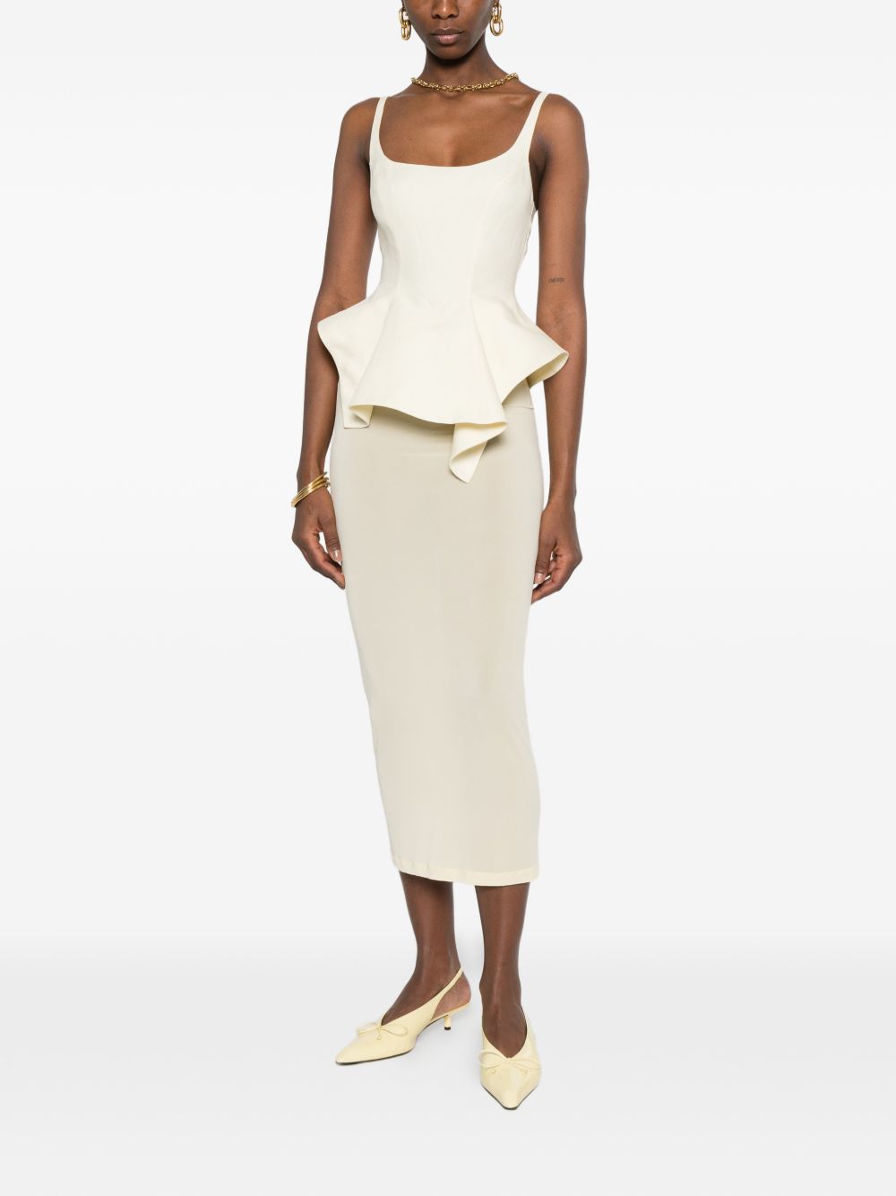 KHAITE Top Beige 2469218121 (KHAITE / タンクトップ・キャミソール ) | KHAITE (ケイト)(2)