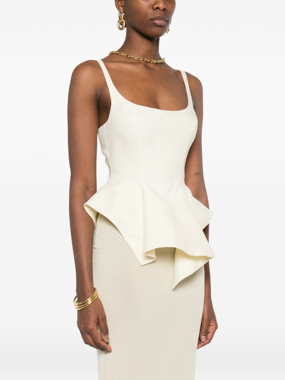 KHAITE Top Beige 2469218121 (KHAITE / タンクトップ・キャミソール ) | KHAITE (ケイト)(4)