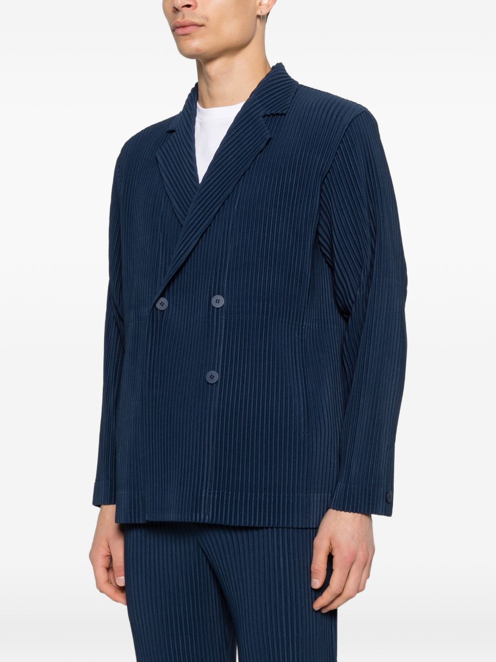 HOMME PLISSE' ISSEY MIYAKE Jackets Blue HP66JD15076 (HOMME PLISSÉ ISSEY MIYAKE / ブレザー・ジャケット ) | HOMME PLISSÉ ISSEY MIYAKE (オムプリッセ イッセイ ミヤケ)(1)