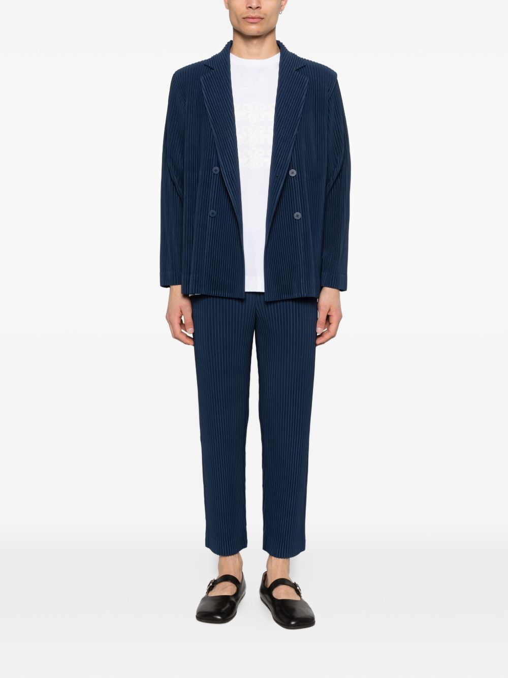 HOMME PLISSE' ISSEY MIYAKE Jackets Blue HP66JD15076 (HOMME PLISSÉ ISSEY MIYAKE / ブレザー・ジャケット ) | HOMME PLISSÉ ISSEY MIYAKE (オムプリッセ イッセイ ミヤケ)(4)