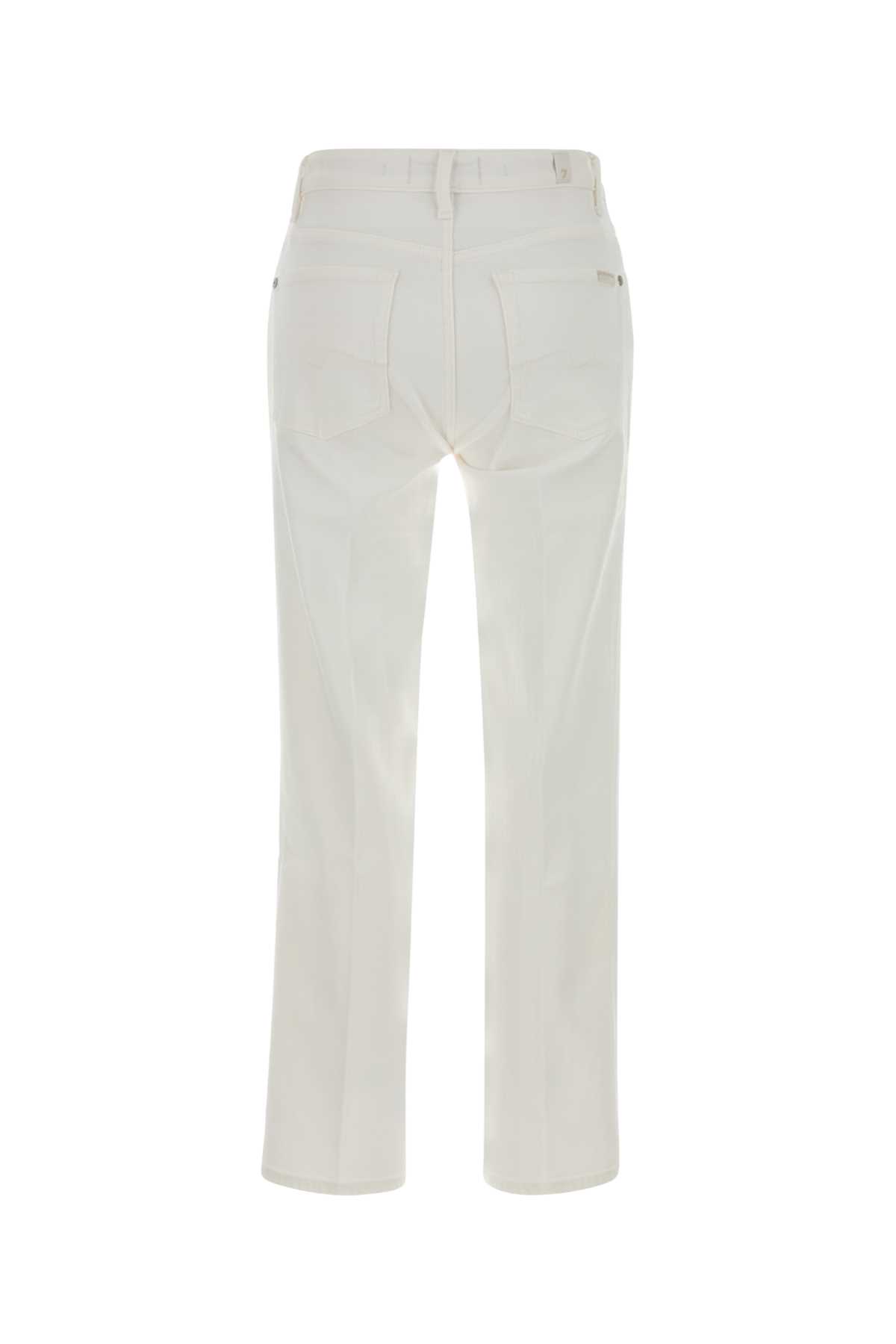 White stretch denim Calie jeans 7U023549LLS (7 for all mankind / ジーンズ ) | 7 for all mankind (セブンフォーオールマンカインド)(1)