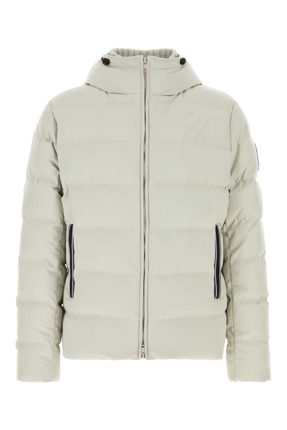 Light grey stretch nylon blend down jacket NAM32520700YOUB002 (Fay / ダウンジャケット・コート ) | Fay (フェイ)