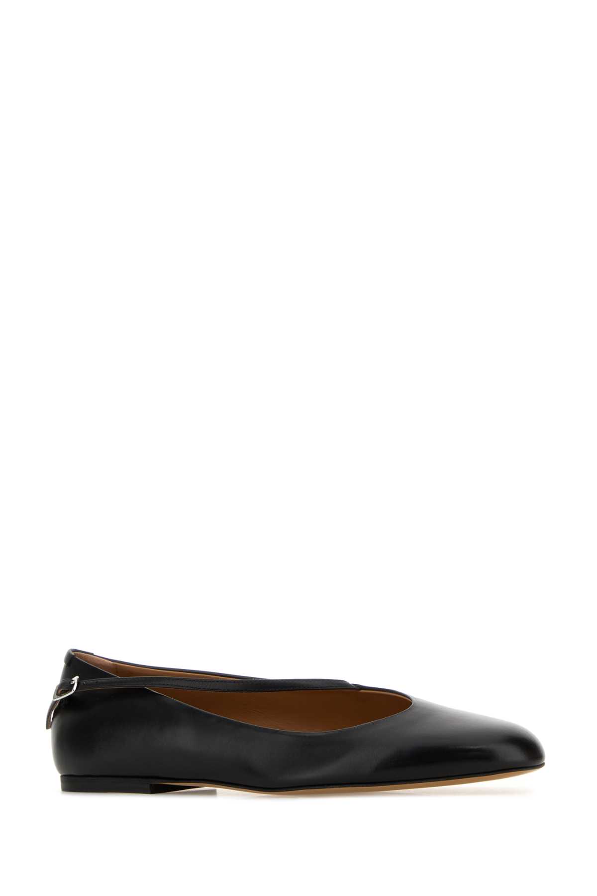 Black leather Elyss ballerinas J16WZ0020P7689001 (Jil Sander / フラットシューズ ) | Jil Sander (ジルサンダー)(1)