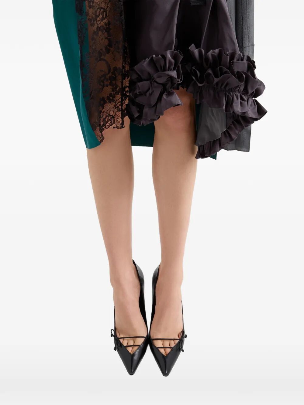 TECHNICAL TAFFETA PATCHWORK SKIRT P147IGSOOO19QWF063H (Prada / スカート ) | Prada (プラダ)(4)