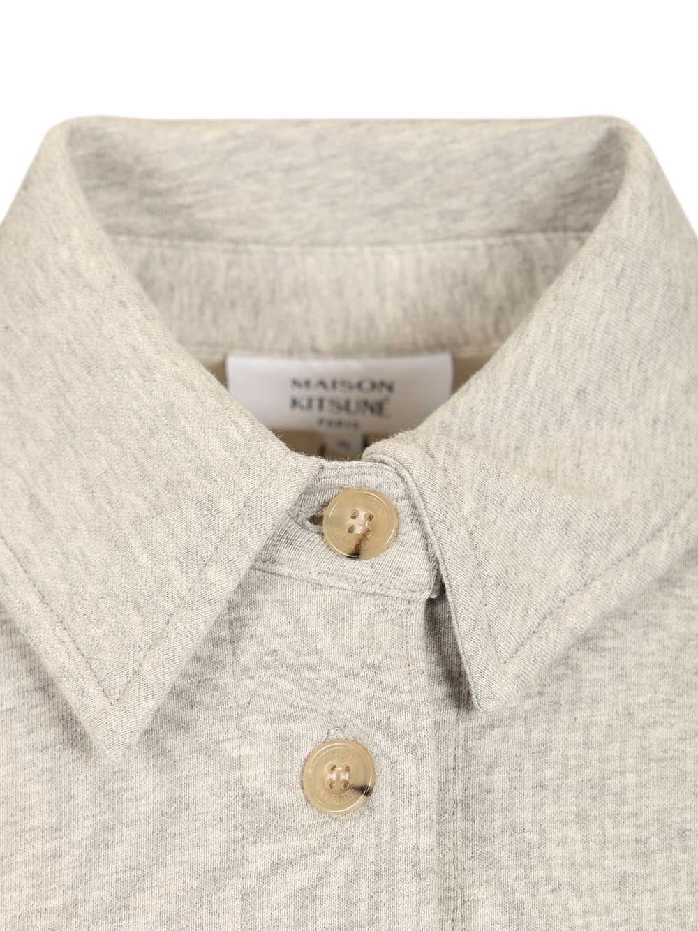 MAISON KITSUNÉ STAMP POLO SWEATSHIRT QW00302KM03420507 (Maison Kitsuné / スウェット・フーディー ) | Maison Kitsuné (メゾン キツネ)(4)