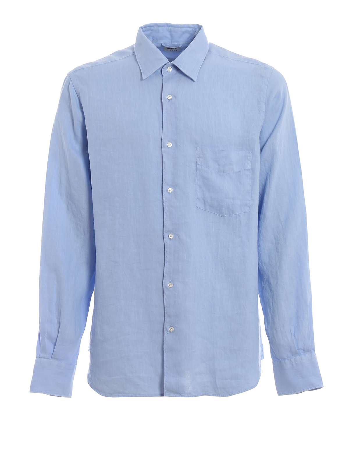 Linen shirt with patch pocket CE36C19585070 (ASPESI / シャツ・ブラウス ) | ASPESI (アスペジ)