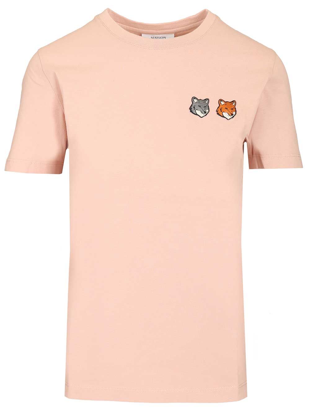 DOUBLE FOX HEAD REGULAR TEE-SHIRT OW011CFKJ70260172 (Maison Kitsuné / Tシャツ・カットソー ) | Maison Kitsuné (メゾン キツネ)