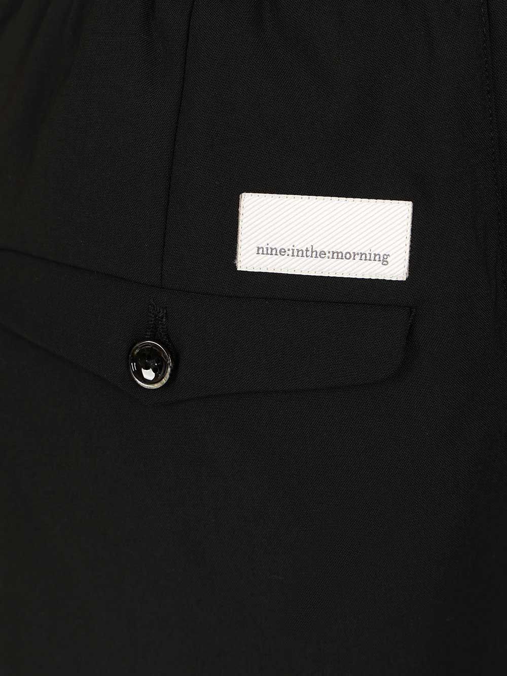 BASIL SHORT OVER DENIM LAVATO BAS19M14NERO (nine:inthe:morning / ショートパンツ ) | nine:inthe:morning (ナインインザモーニング)(4)