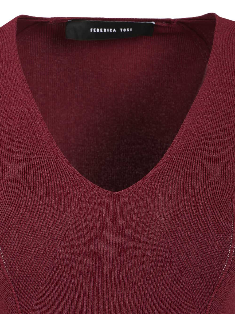 ABITO MIDI SCOLLO V 4230545118 (FEDERICA TOSI / ワンピース・ドレス・オールインワン ) | FEDERICA TOSI (フェデリカ トシ)(3)