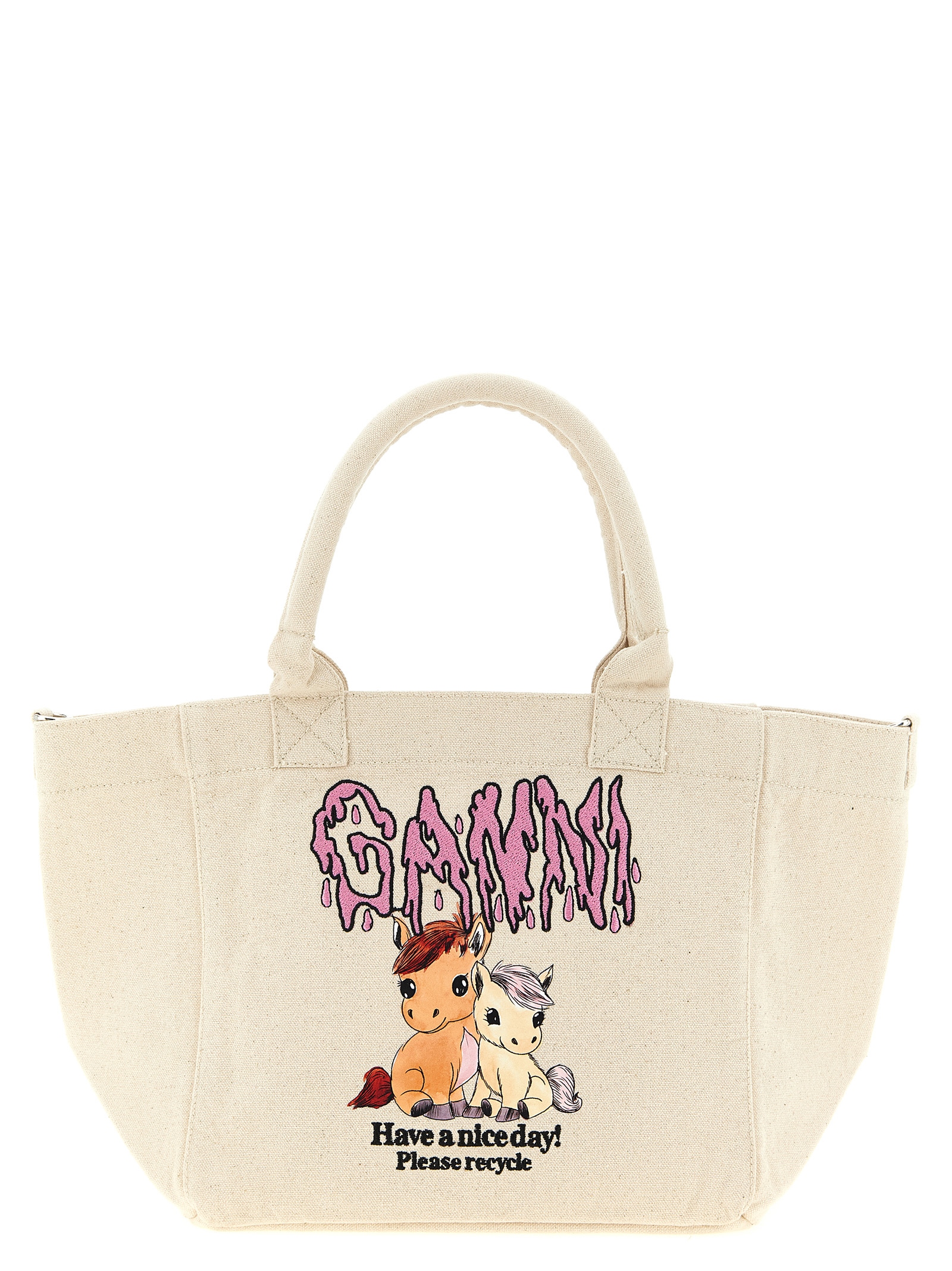 Small 'Pony' shopping bag B2110039135 (GANNI / トートバッグ ) | GANNI (ガニー)