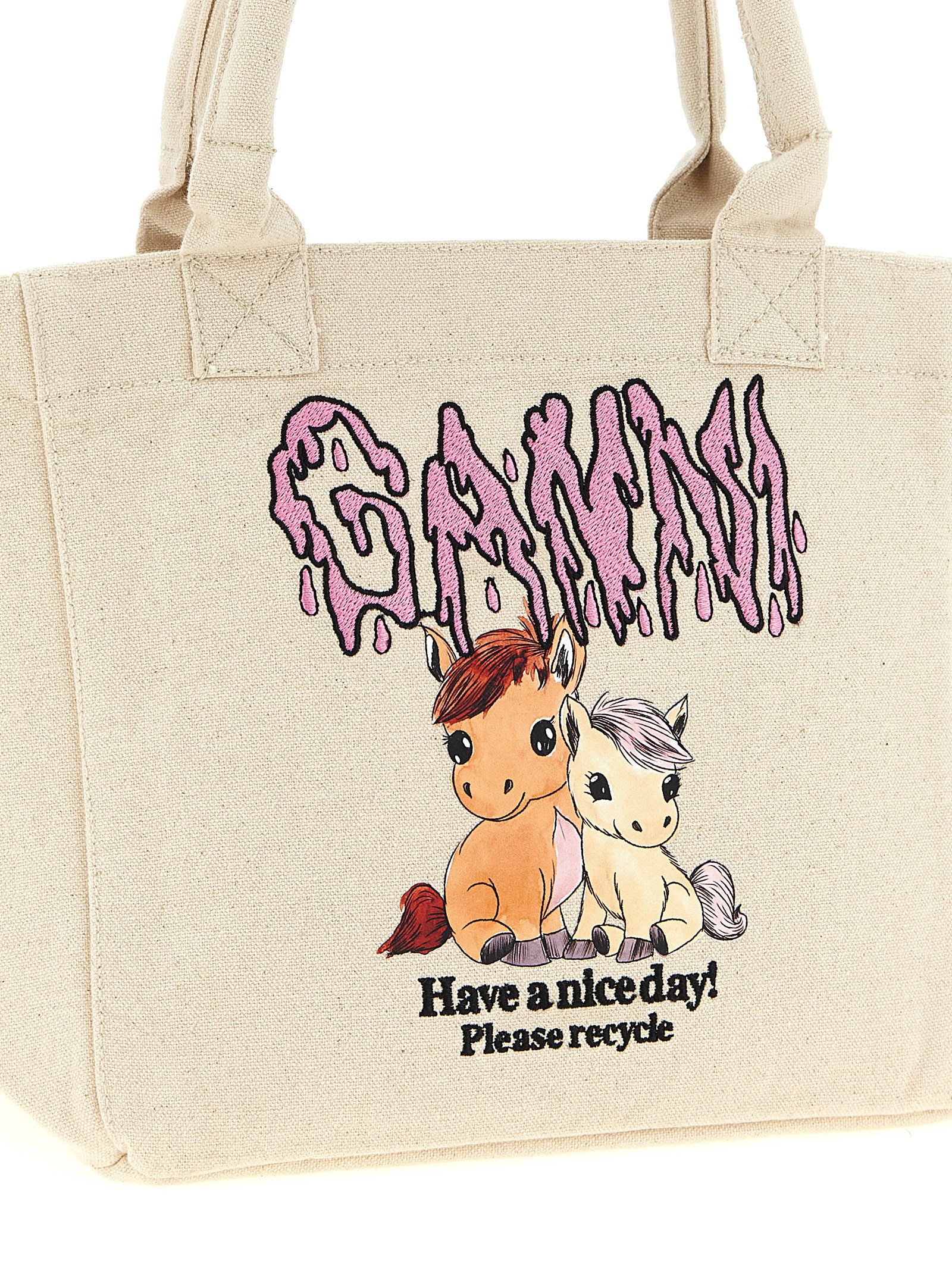 Small 'Pony' shopping bag B2110039135 (GANNI / トートバッグ ) | GANNI (ガニー)(2)