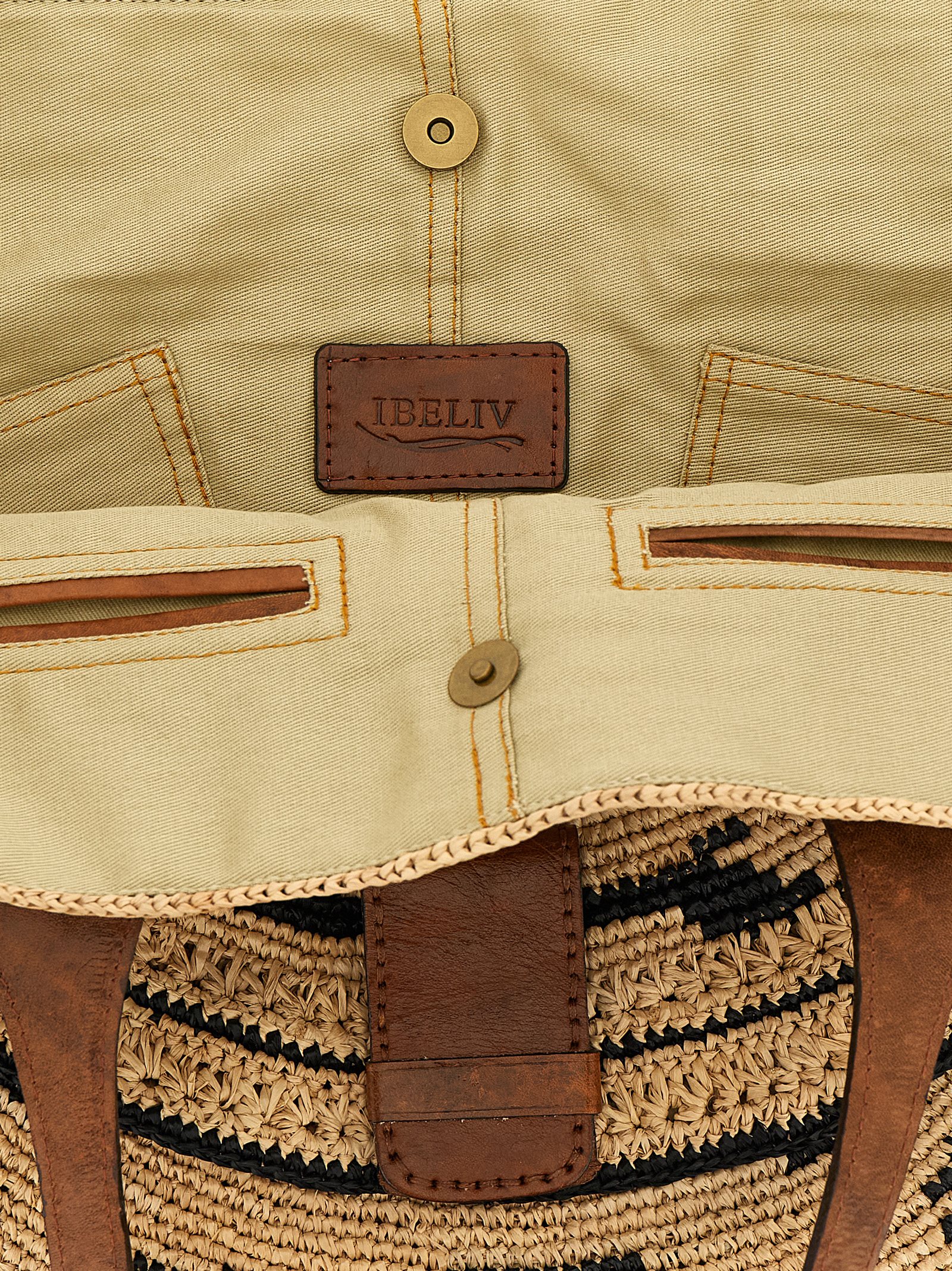 'Laza II' shopping bag LAZAIIZEBRA (IBELIV / トートバッグ ) | IBELIV (アイビリーブ)(3)