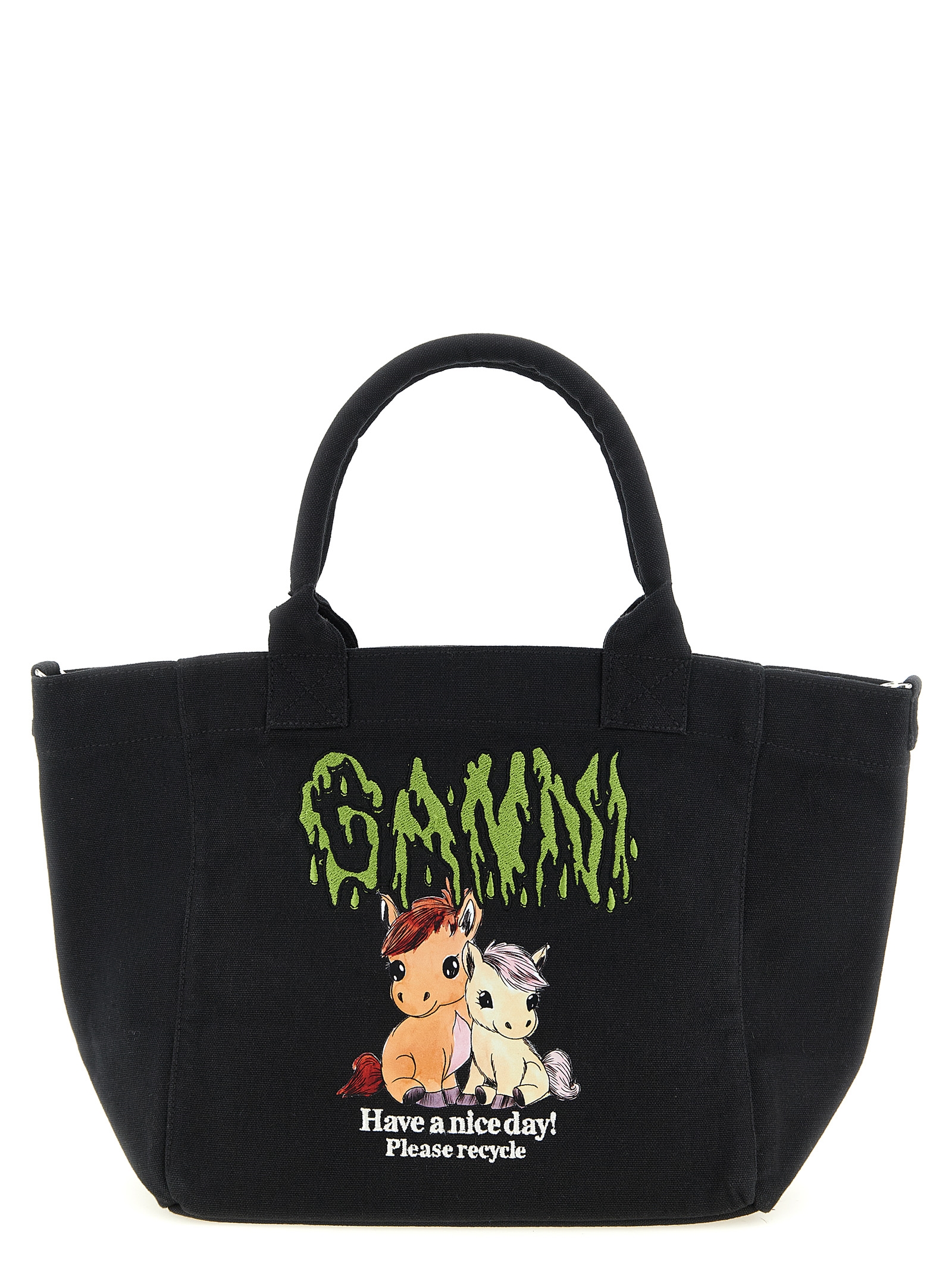 Small 'Pony' shopping bag B2110039252 (GANNI / トートバッグ ) | GANNI (ガニー)