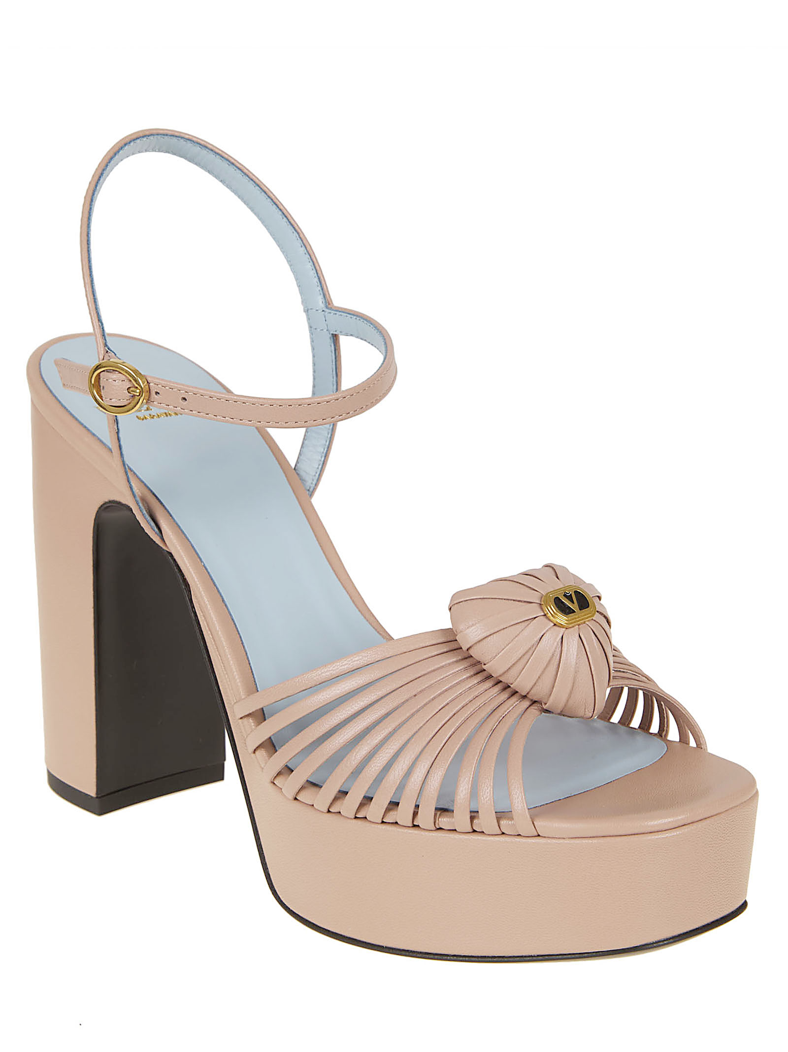 SANDAL | VG SANDAL ROYAL | T. 35/115 | CAPRETTO/LEATHER HEART/A.BRASS LOGO WS0LY2DMDBNW (Valentino Garavani / サンダル ) | Valentino Garavani (ヴァレンティノ)(1)