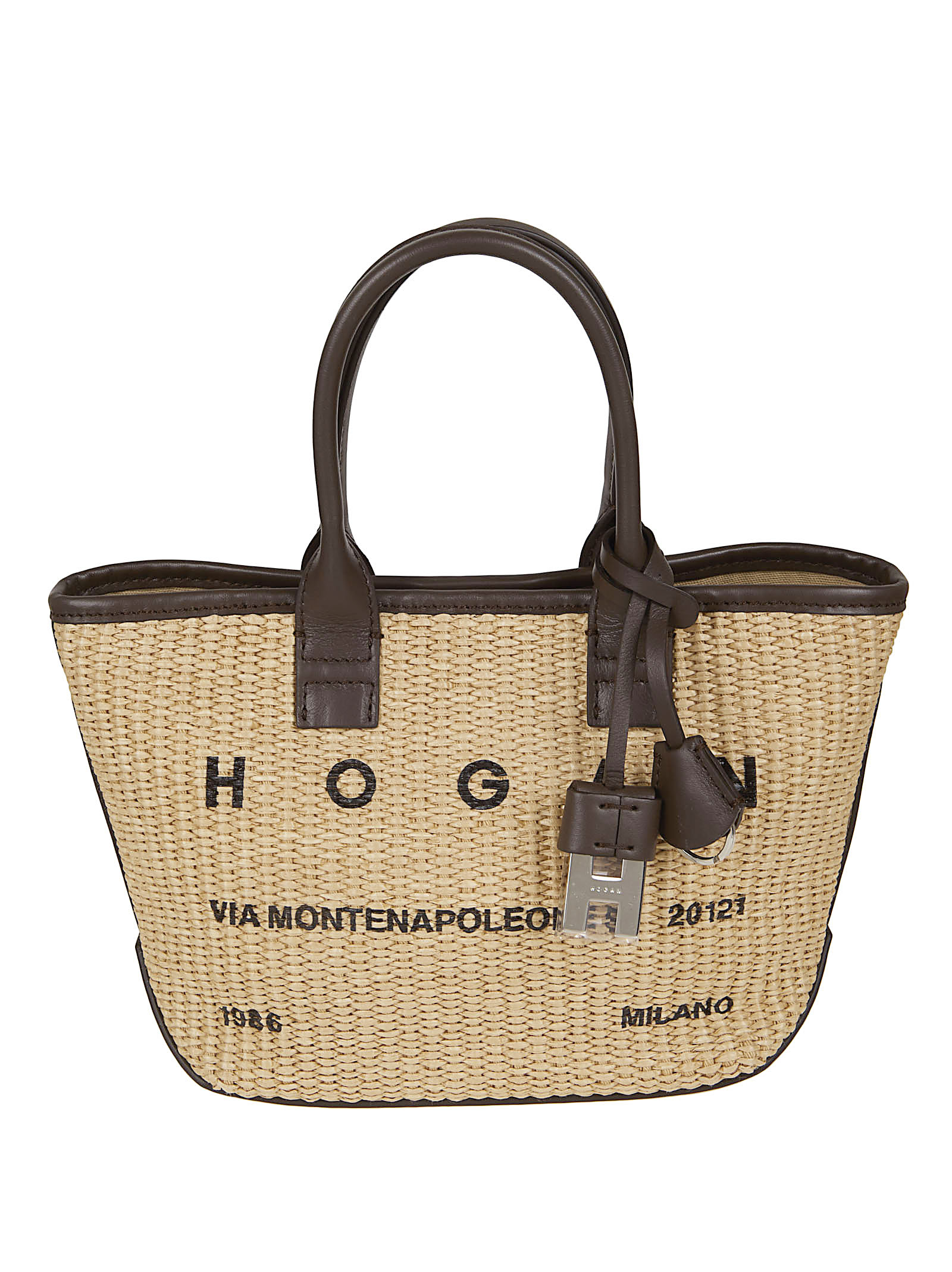 ADDRESS SHOPPING MINI TESS. RAFIA KBW01TA5100UYI7E06 (HOGAN / トートバッグ ) | HOGAN (ホーガン)