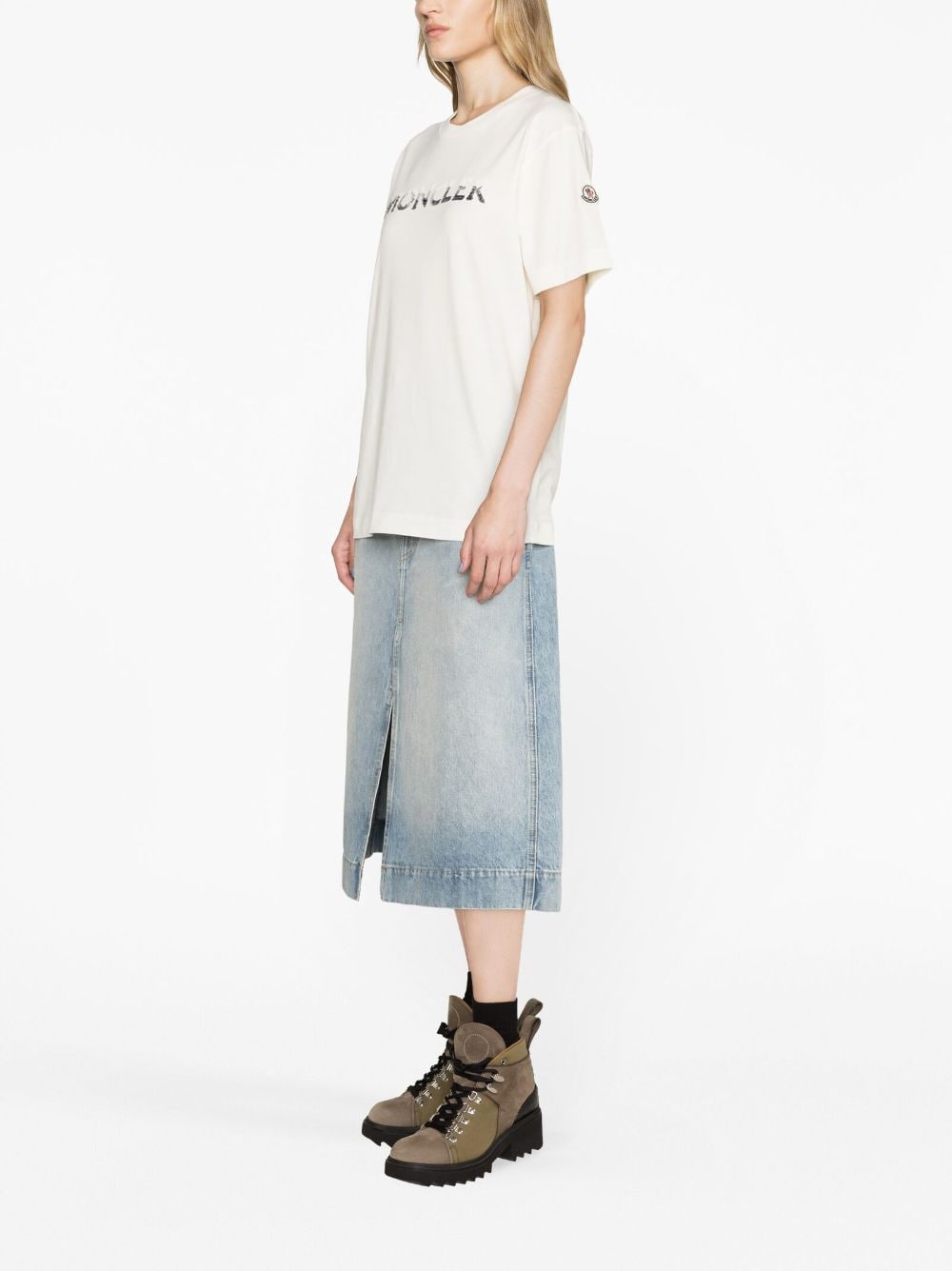 Moncler T-shirts and Polos White 8C00028829HP034 (Moncler / Tシャツ・カットソー ) | Moncler (モンクレール)(2)