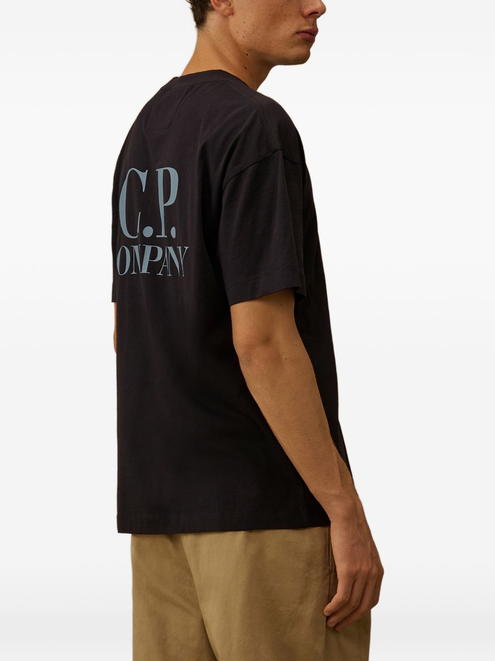 C.P.Company T-shirts and Polos Blue 20CMTS086A005100W888 (C.P. Company / Tシャツ・カットソー ) | C.P. Company (シーピーカンパニー)(2)