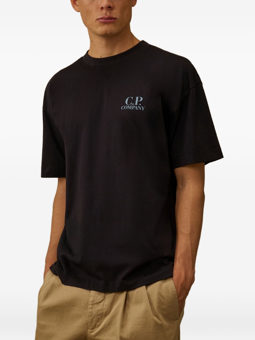 C.P.Company T-shirts and Polos Blue 20CMTS086A005100W888 (C.P. Company / Tシャツ・カットソー ) | C.P. Company (シーピーカンパニー)(4)