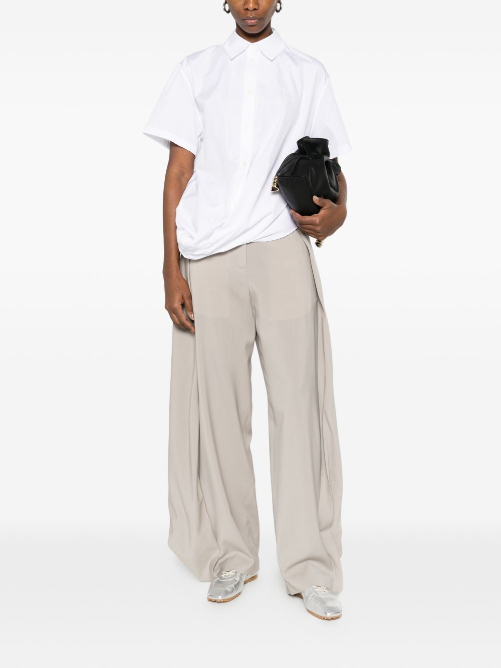 Loewe Trousers Dove Grey S540Y04XNP3580 (LOEWE / パンツ ) | LOEWE (ロエベ)(4)