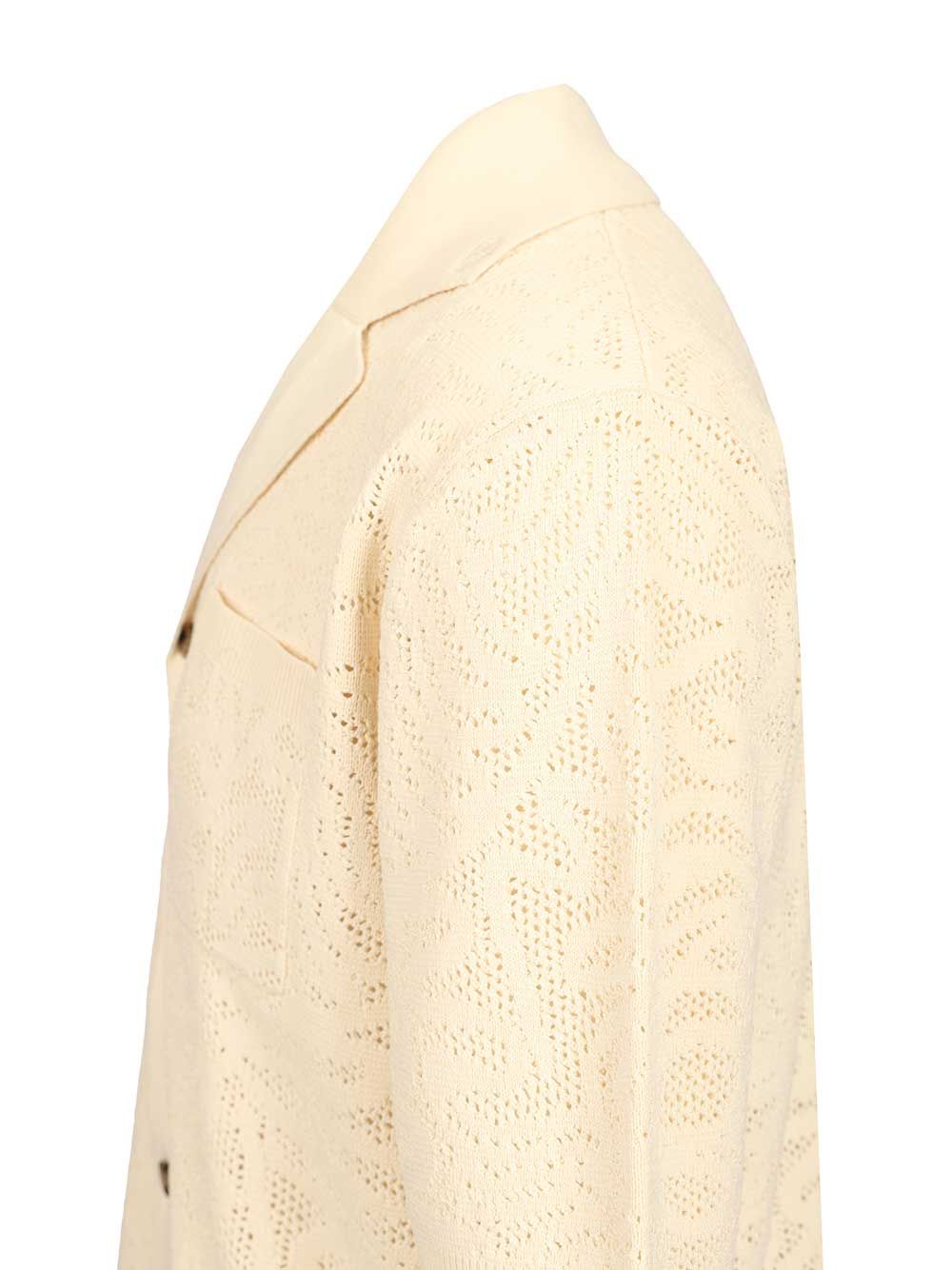 Chemise Maille Dentelle KCA174CO293OW (Drôle De Monsieur / シャツ・ブラウス ) | Drôle De Monsieur (ドロールドムッシュ)(2)