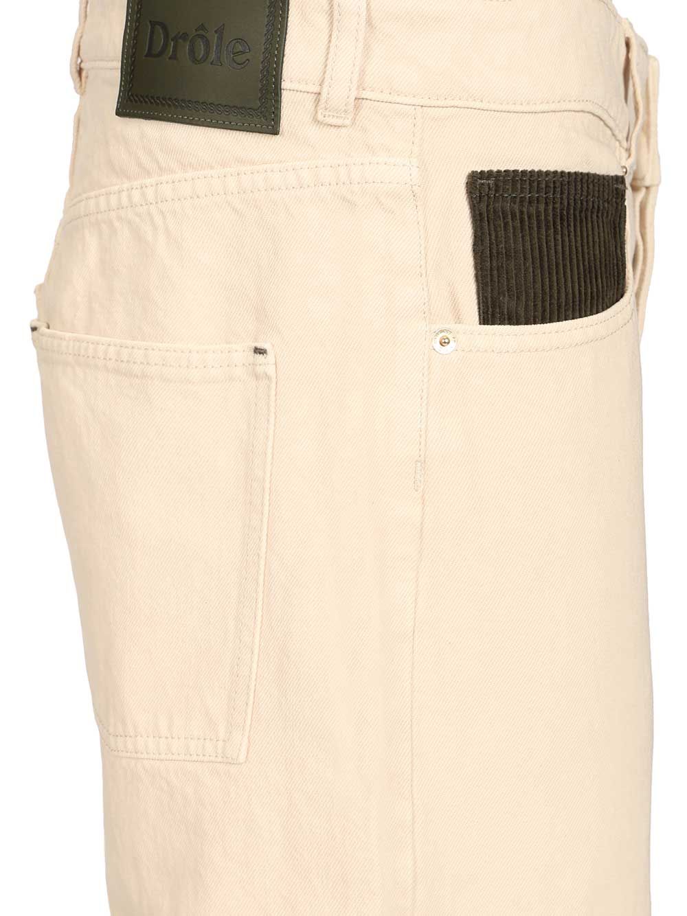 Jean Straight Beige JBP199CO243SD (Drôle De Monsieur / パンツ ) | Drôle De Monsieur (ドロールドムッシュ)(2)