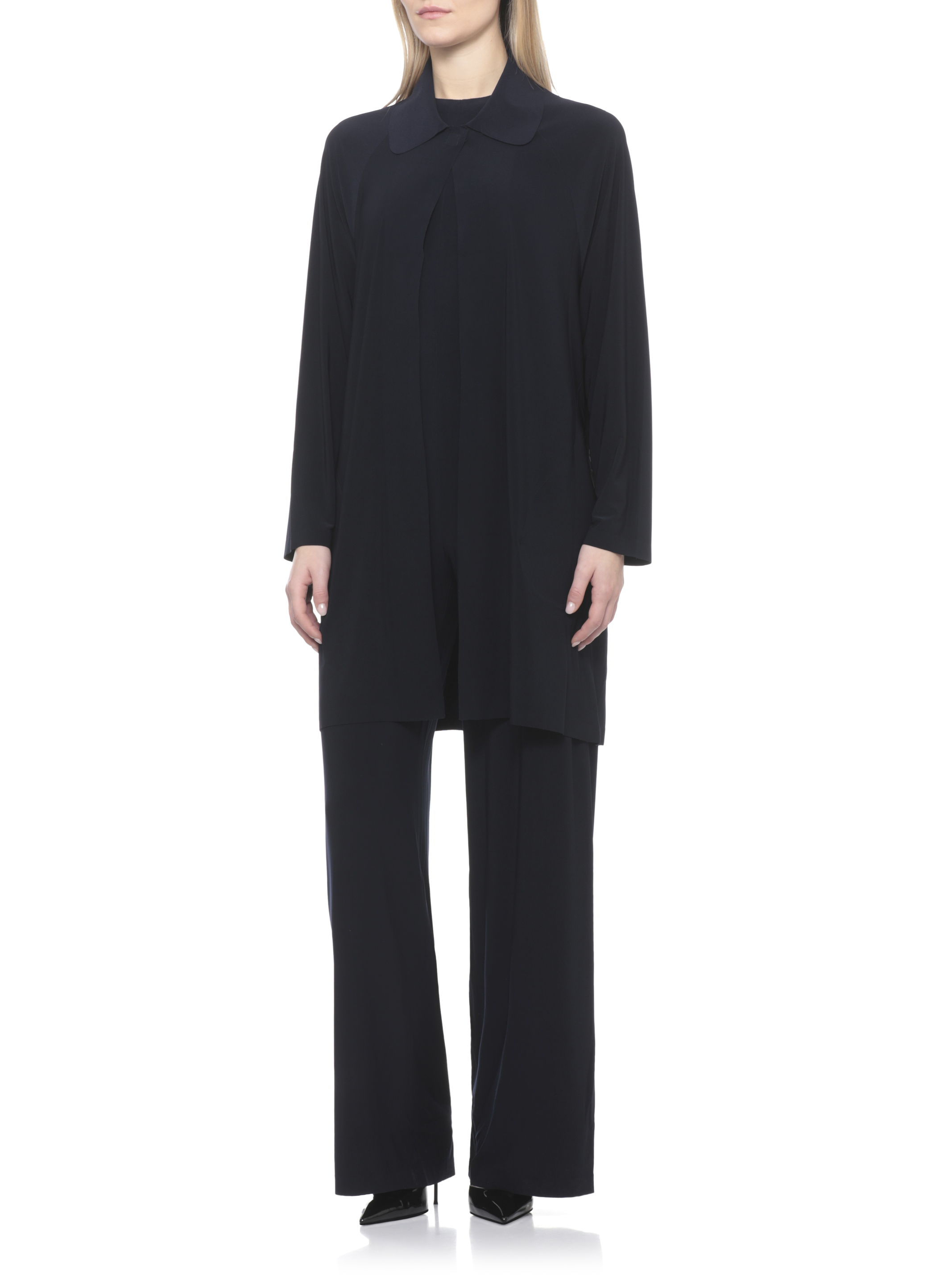 Norma Kamali Coats Blue KK1264PL002012 (NORMA KAMALI / コート ) | NORMA KAMALI (ノーマカマリ)(1)