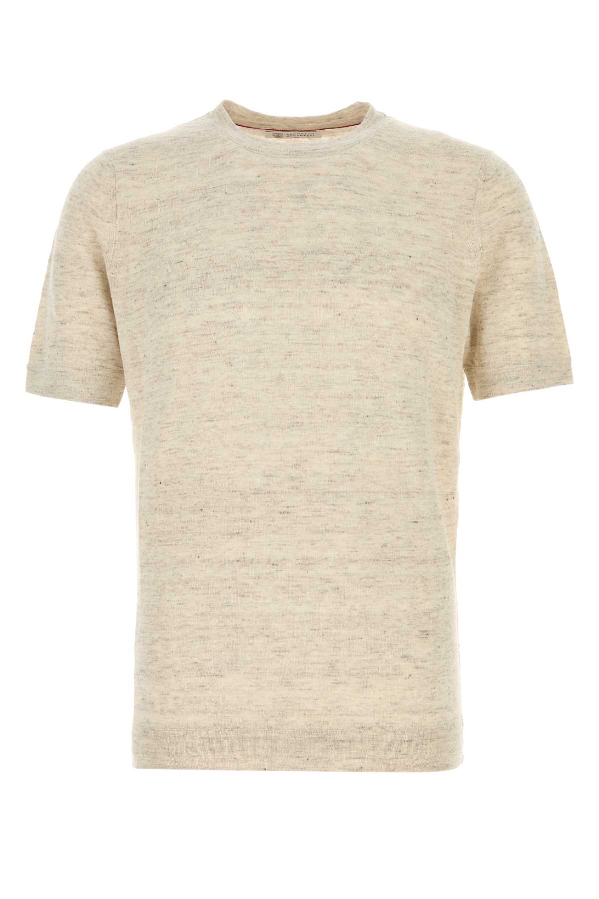 Melange sand linen blend sweater M2L00340C2438 (Brunello Cucinelli / Tシャツ・カットソー ) | Brunello Cucinelli (ブルネロ・クチネリ)