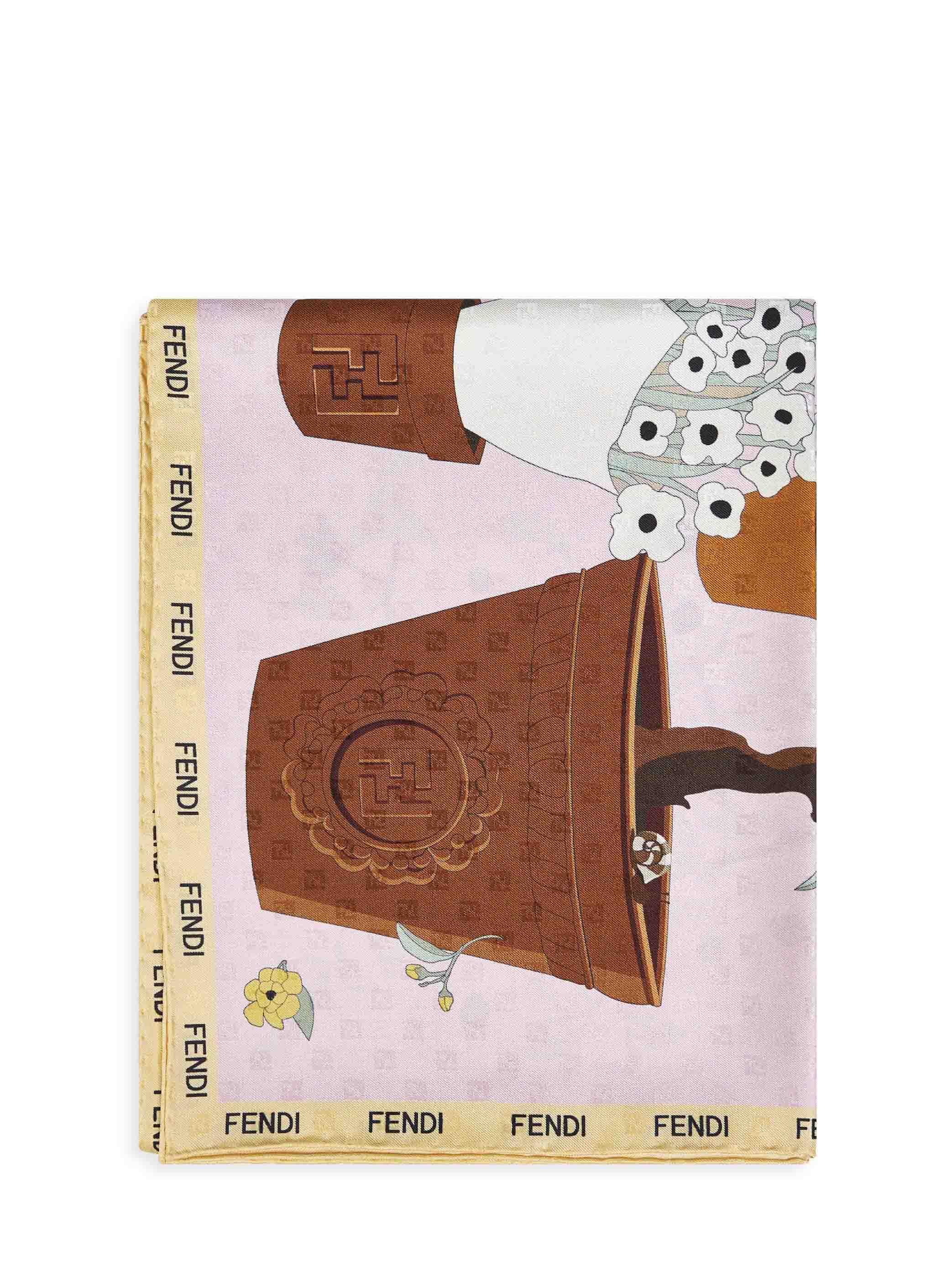 Fendi Scarfs MultiColour FXT091B01TF1WO0 (FENDI / スカーフ・マフラー ) | FENDI (フェンディ)