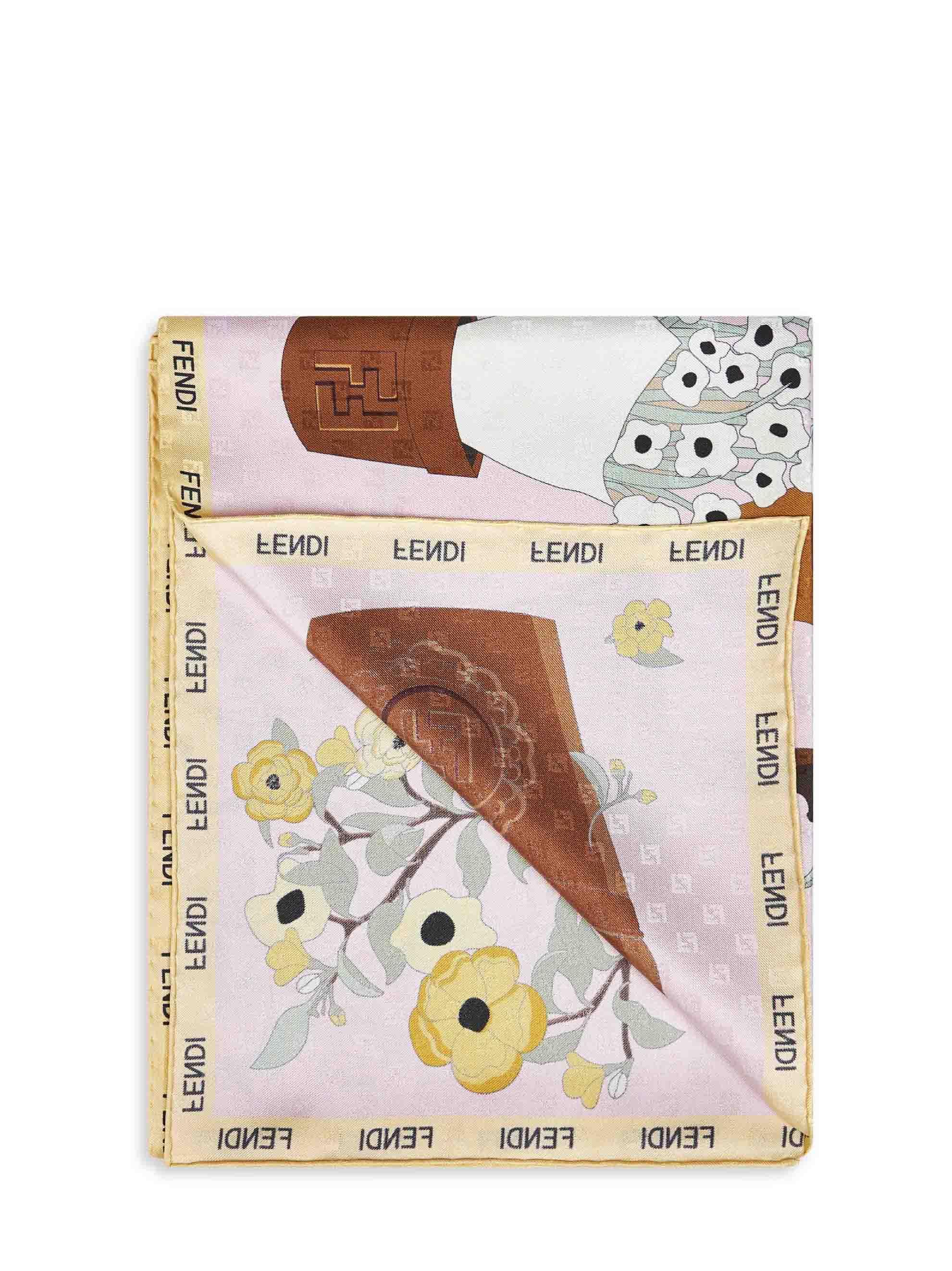 Fendi Scarfs MultiColour FXT091B01TF1WO0 (FENDI / スカーフ・マフラー ) | FENDI (フェンディ)(1)