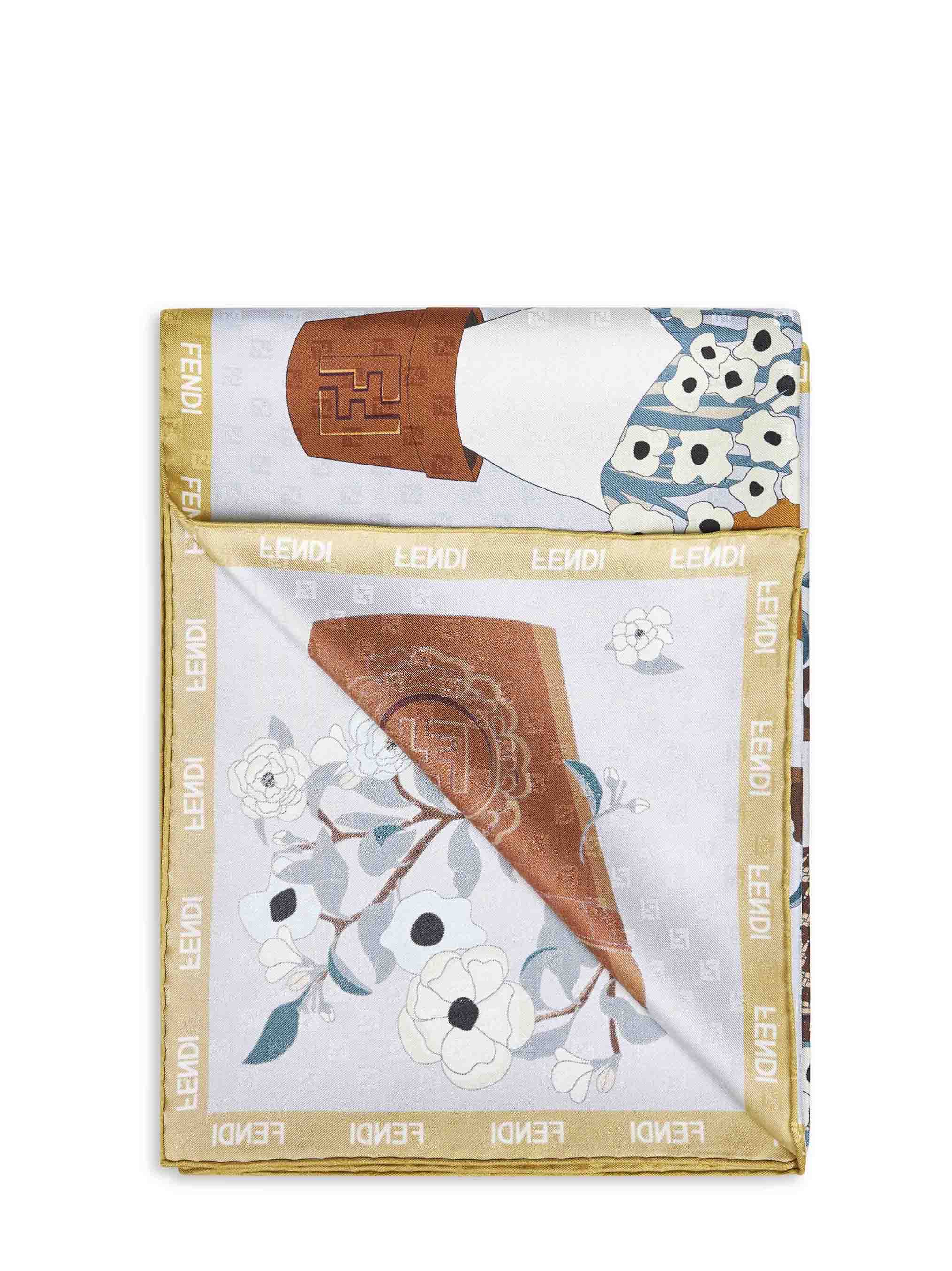 Fendi Scarfs MultiColour FXT091B01TF1WO1 (FENDI / スカーフ・マフラー ) | FENDI (フェンディ)(1)