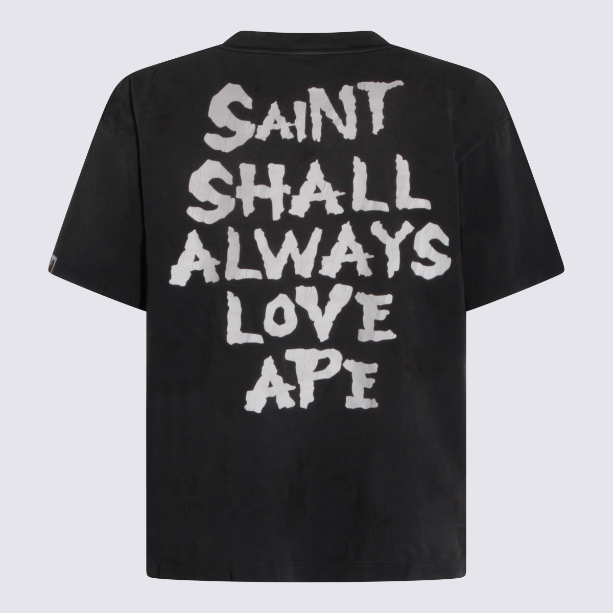 SAINT MXXXXXX T-shirts and Polos Black SMMK80000C49 (SAINT Mxxxxxx / Tシャツ・カットソー ) | SAINT Mxxxxxx (セント マイケル)(1)