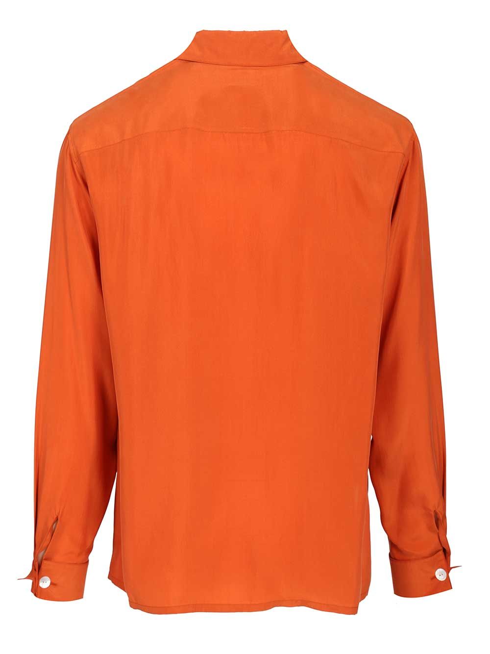 LOOK 1 - CHEMISE PYJAMA HABOUTAI DENSE LAVE 854240Y6J786550 (Saint Laurent / シャツ・ブラウス ) | Saint Laurent (サンローラン)(1)