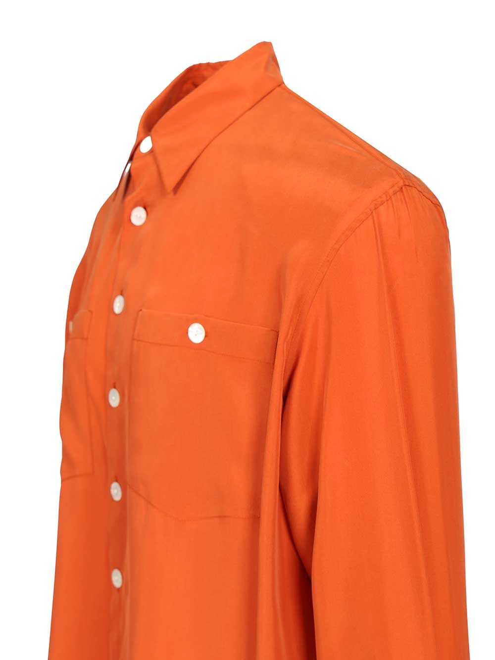 LOOK 1 - CHEMISE PYJAMA HABOUTAI DENSE LAVE 854240Y6J786550 (Saint Laurent / シャツ・ブラウス ) | Saint Laurent (サンローラン)(2)