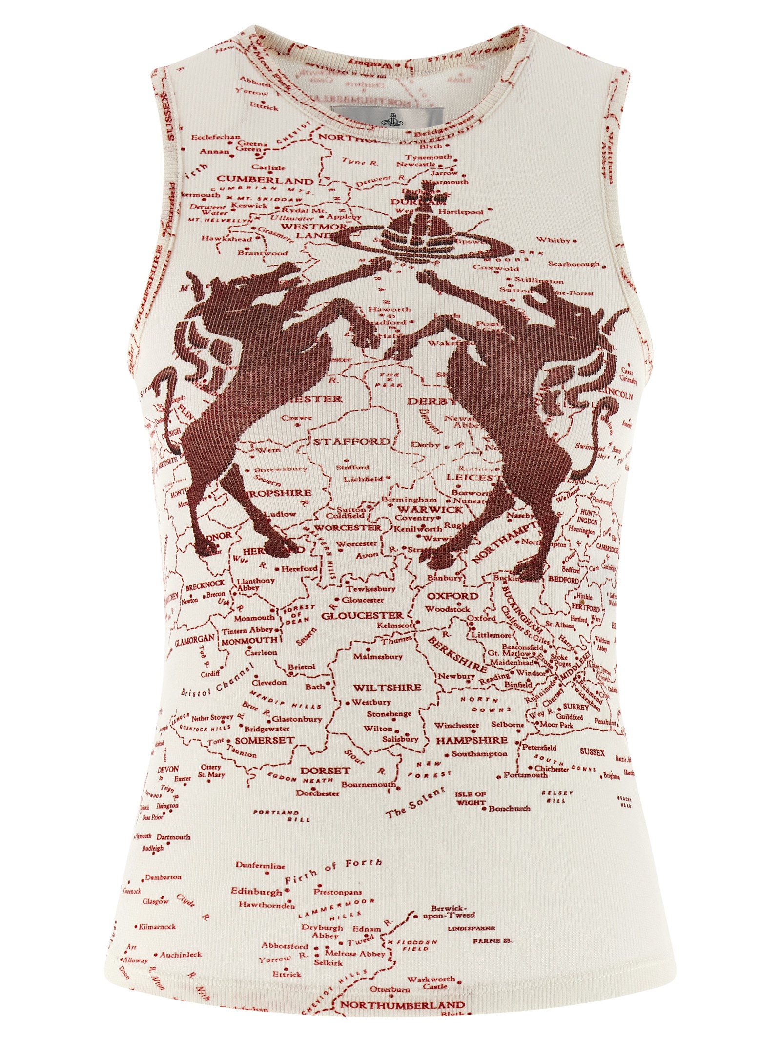 'Horses 90's Vest' top 3G010050J009CA401 (Vivienne Westwood / タンクトップ・キャミソール ) | Vivienne Westwood (ヴィヴィアン・ウェストウッド)