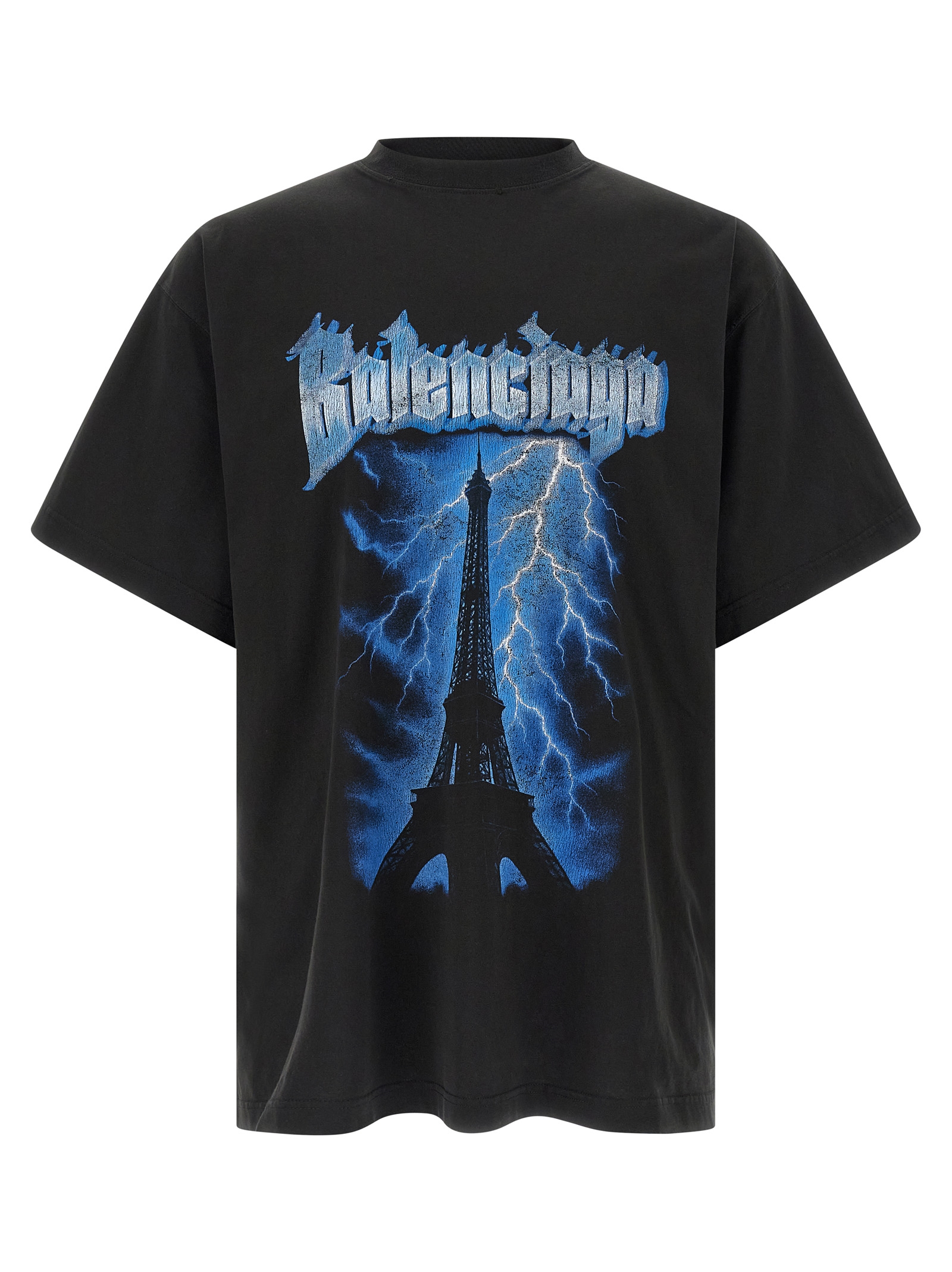 'Paris Thunderstorm' T-shirt 850345TUVE71000 (Balenciaga / Tシャツ・カットソー ) | Balenciaga (バレンシアガ)