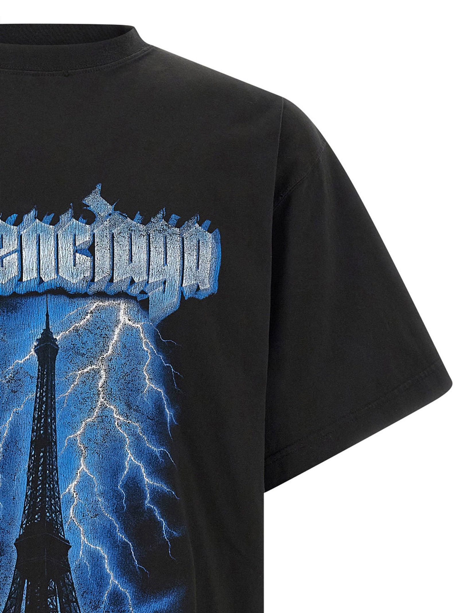 'Paris Thunderstorm' T-shirt 850345TUVE71000 (Balenciaga / Tシャツ・カットソー ) | Balenciaga (バレンシアガ)(2)