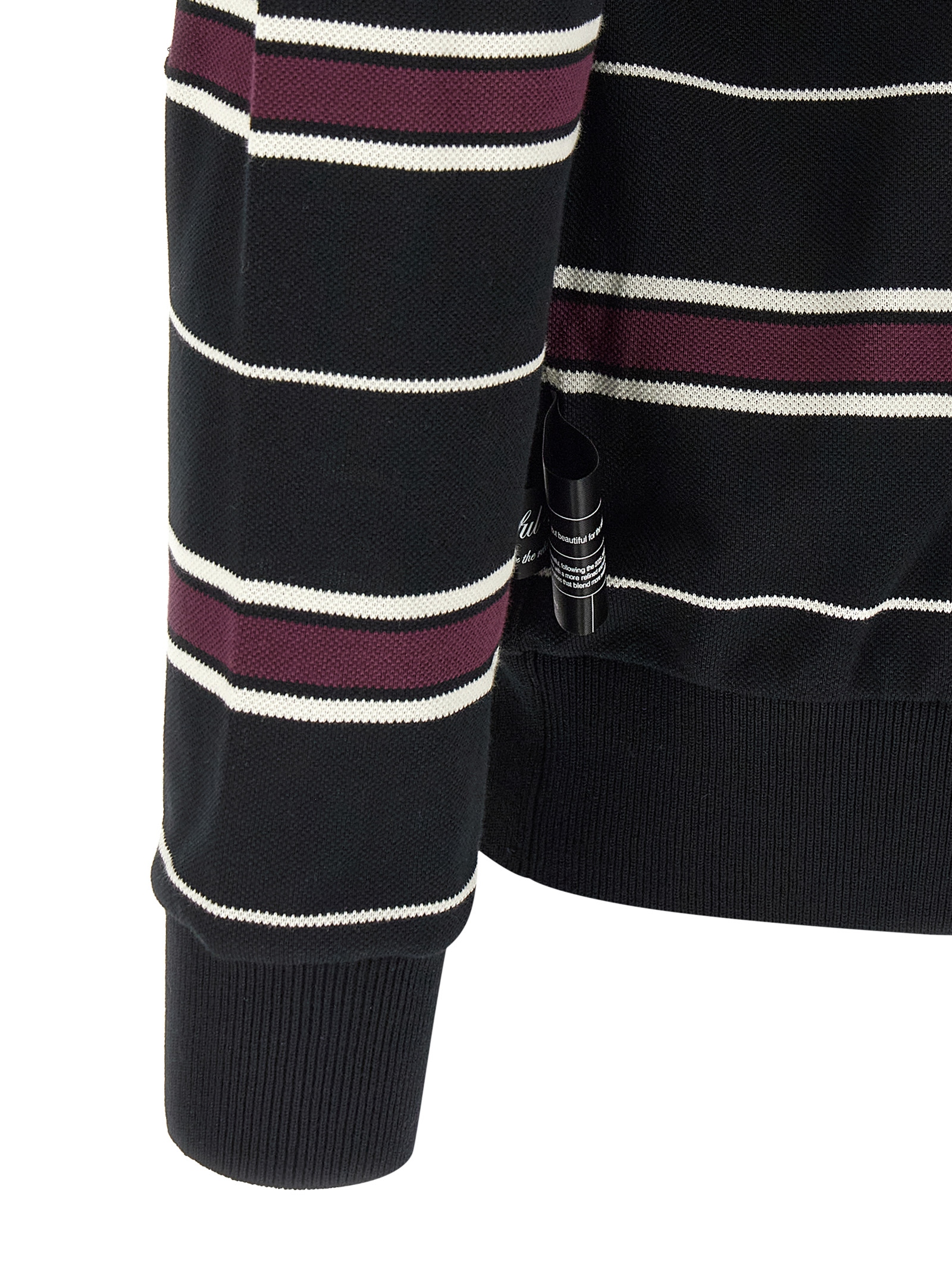 Long sleeve polo shirt UC1F48042BLKBORDER (UNDERCOVER / ポロシャツ ) | UNDERCOVER (アンダーカバー)(3)