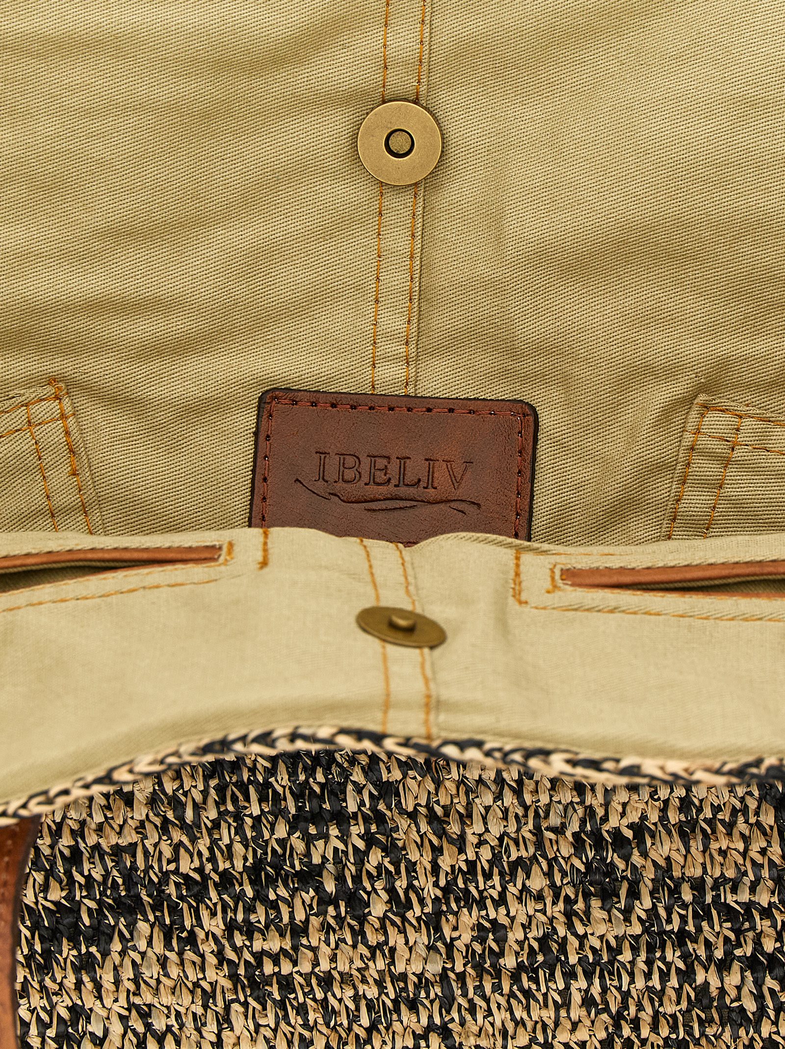 'Tokyo II' shopping bag TOKYOIITIGA (IBELIV / トートバッグ ) | IBELIV (アイビリーブ)(3)