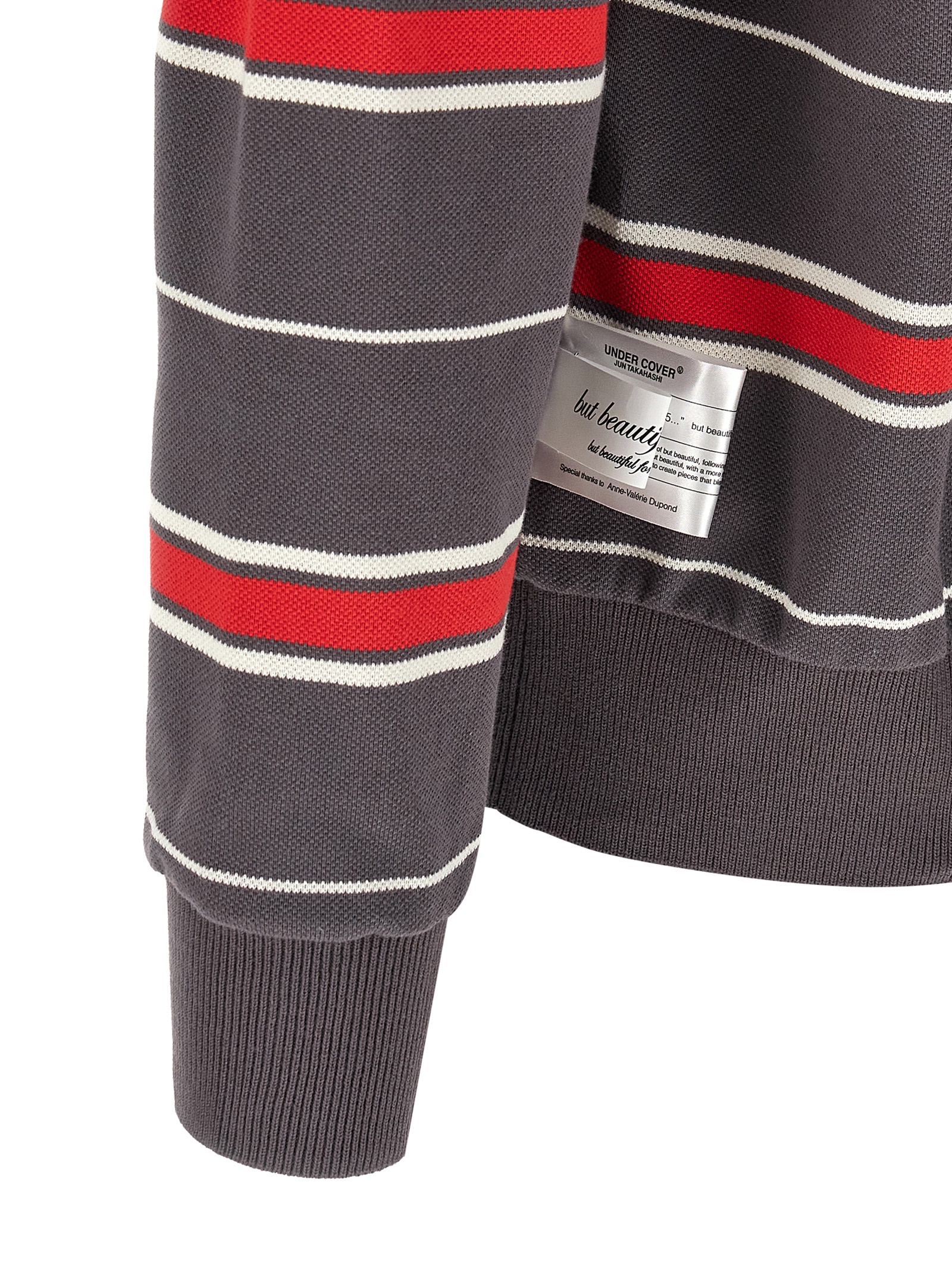 'UC1F4804-2' polo shirt UC1F48042GRAYBORDER (UNDERCOVER / ポロシャツ ) | UNDERCOVER (アンダーカバー)(3)