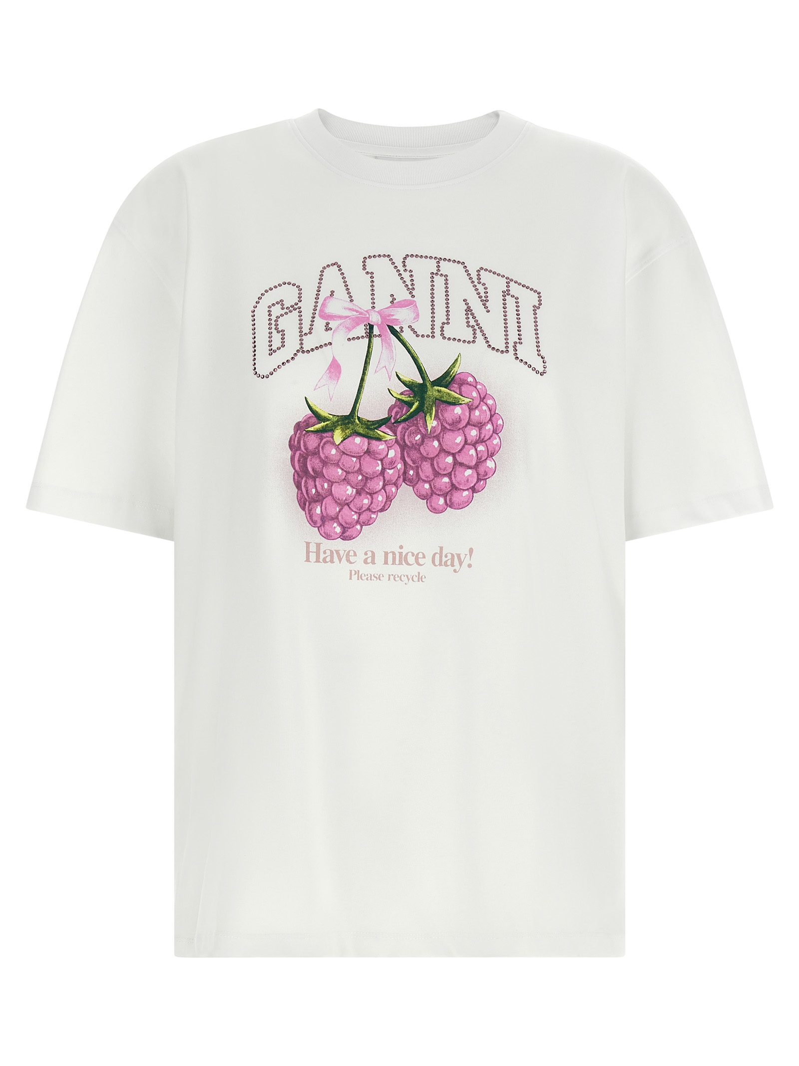 'Raspberry' T-shirt A1050140151 (GANNI / Tシャツ・カットソー ) | GANNI (ガニー)