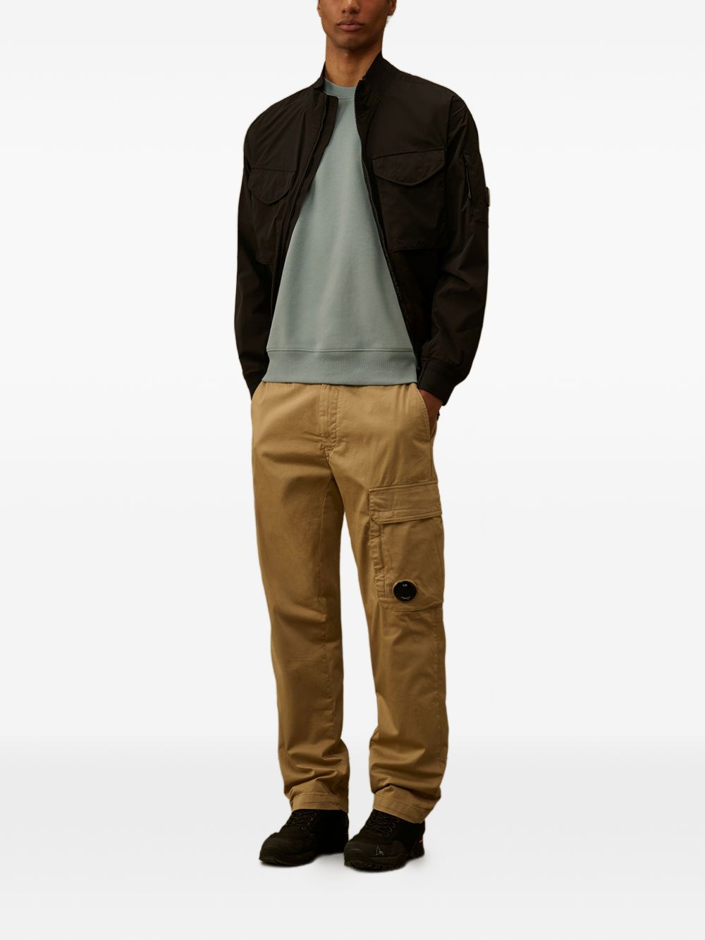 C.P.Company Sweaters Light Grey 20CMSS713A005086W809 (C.P. Company / スウェット・フーディー ) | C.P. Company (シーピーカンパニー)(2)